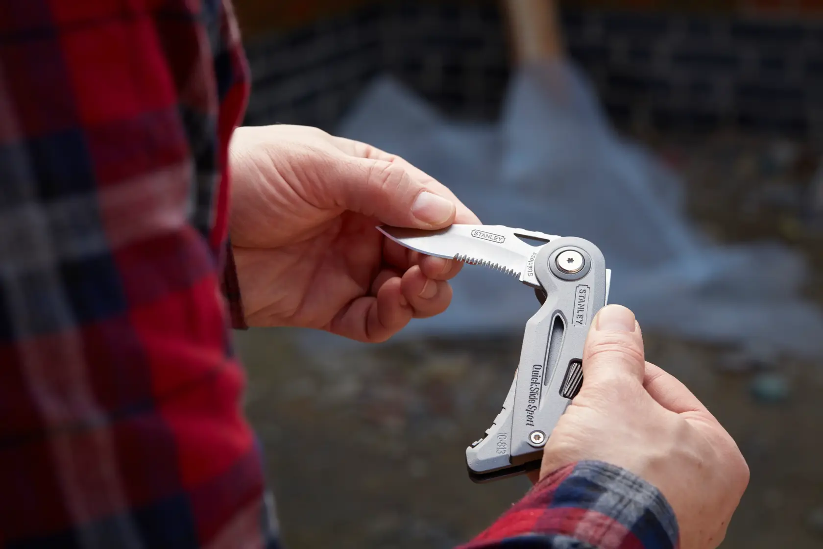 STANLEY® Couteau De Poche Multi-Lames Quickslide Sport