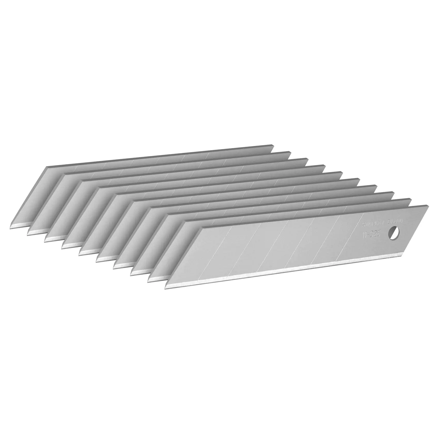 STANLEY® Lame De Cutter 25 Mm, L 110 Mm (Boîte De 10 Pièces)