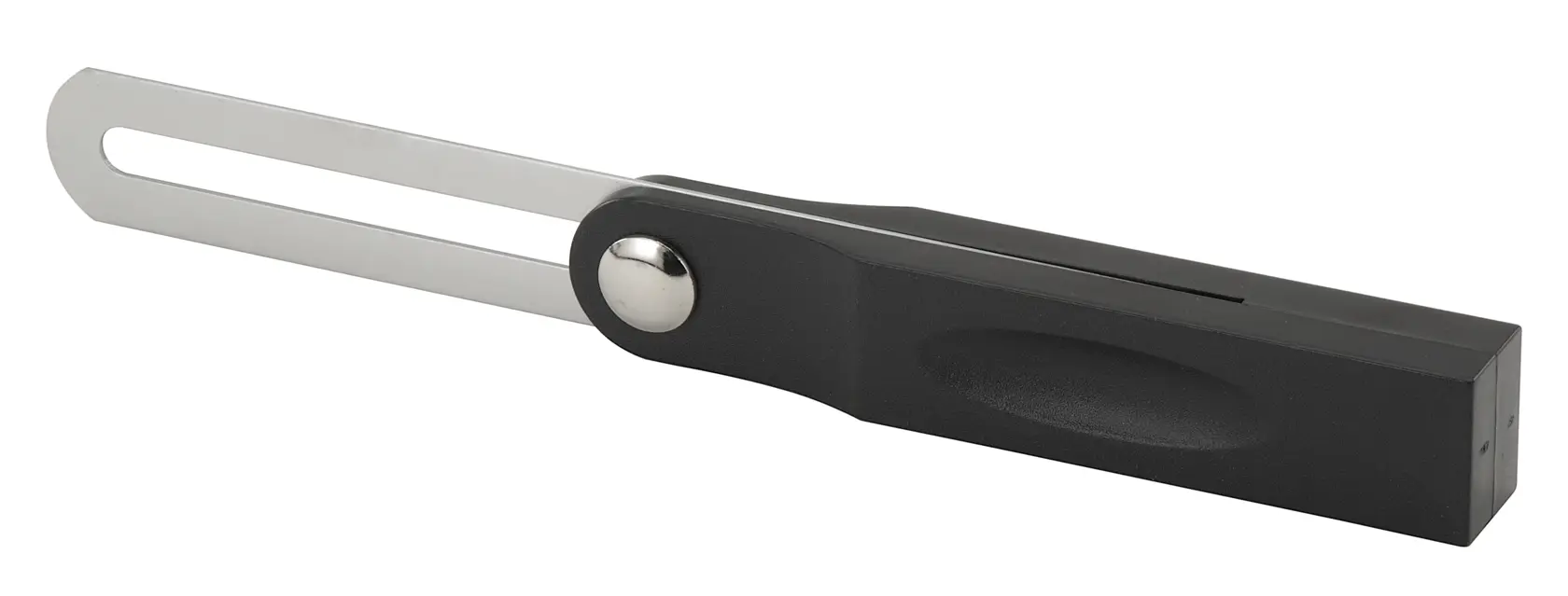 STANLEY 0-46-825 plastic handle marking gauge, straight angle, with metal blade on white background.
