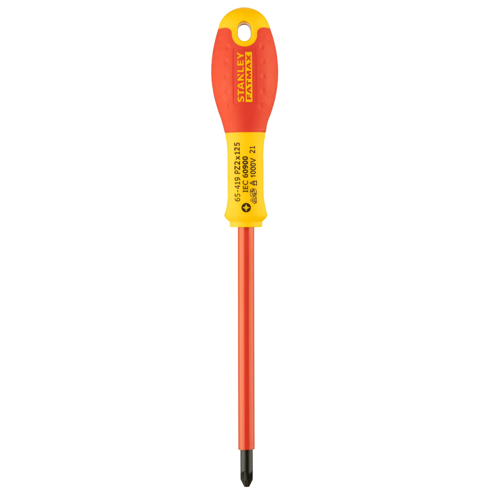 STANLEY FATMAX Insulated Pozidriv PZ2 x 125mm Screwdriver 0-65-419