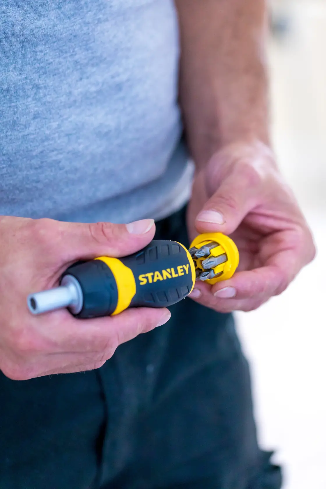 Tournevis boule à cliquet, multi-embouts, STANLEY®