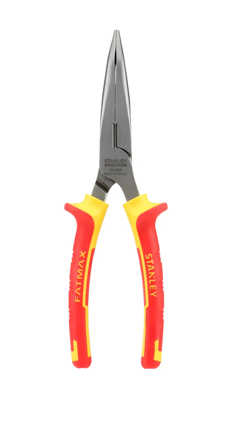 STANLEY® Pince À Becs 1/2 Ronds Longs, Coudée, Isolée 1000v, 200 Mm