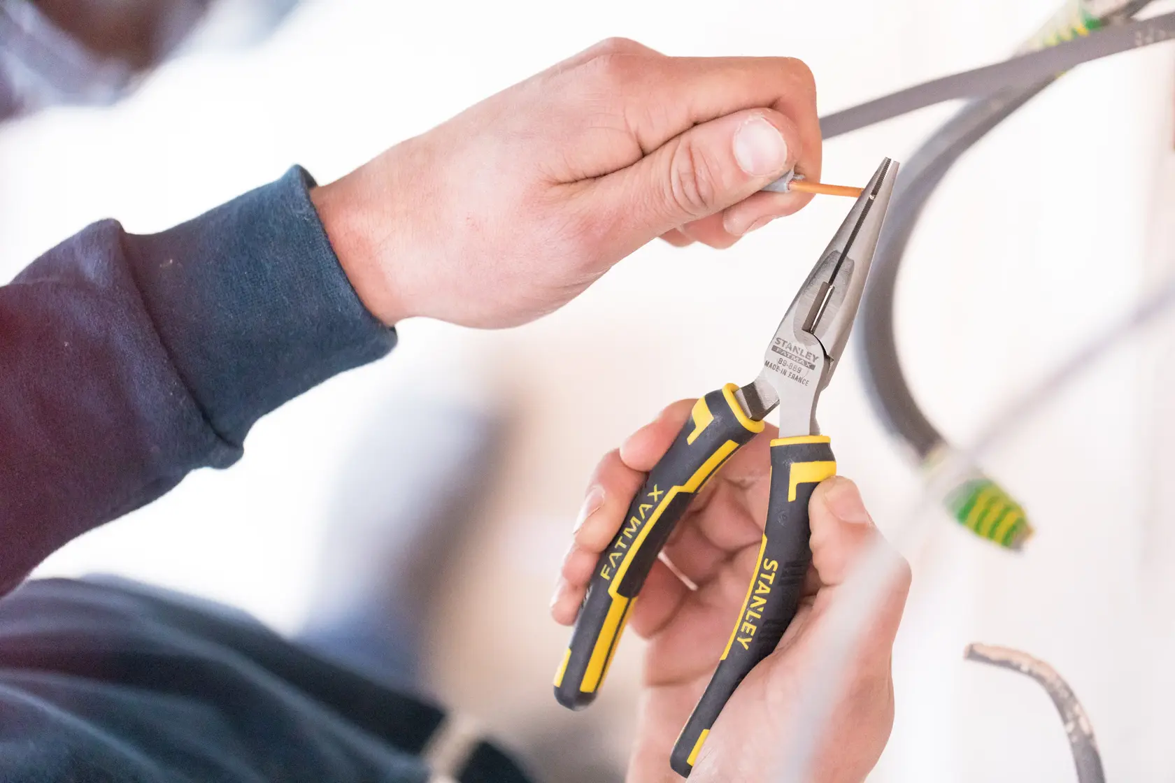 STANLEY® FATMAX® Pince À Becs 1/2 Ronds Longs 160 Mm