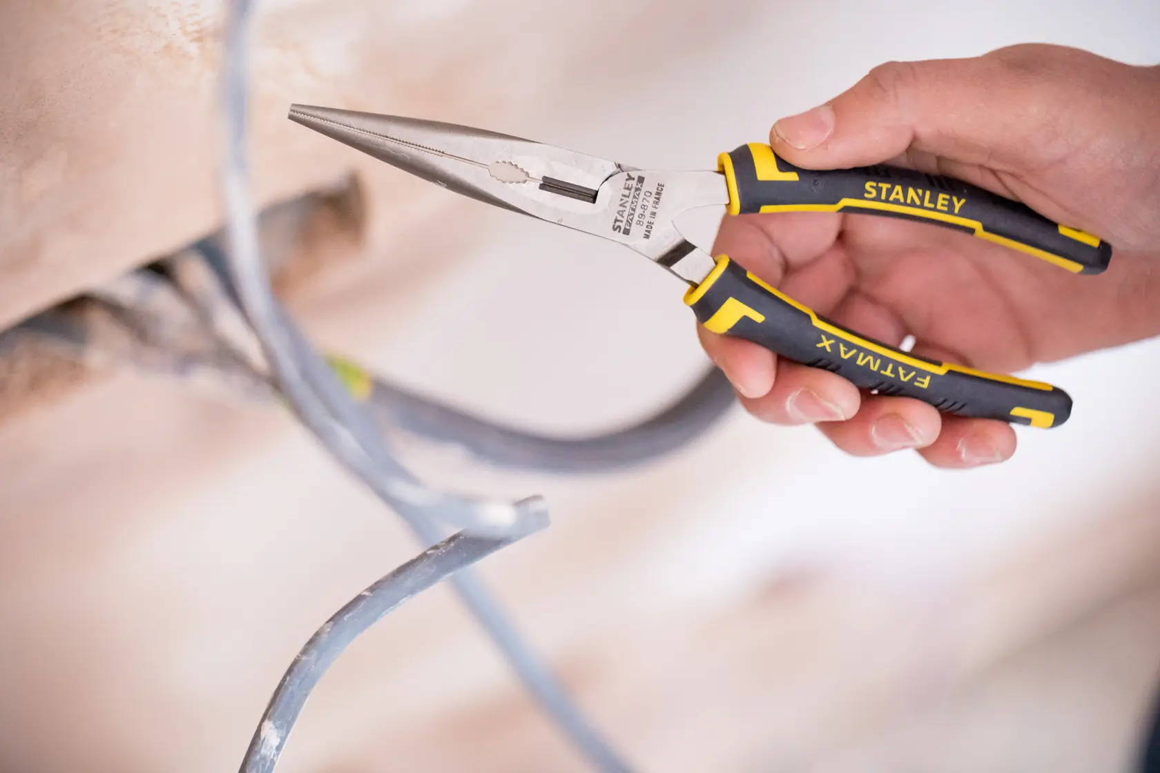 STANLEY® FATMAX® Pince À Becs 1/2 Ronds Longs 200 Mm