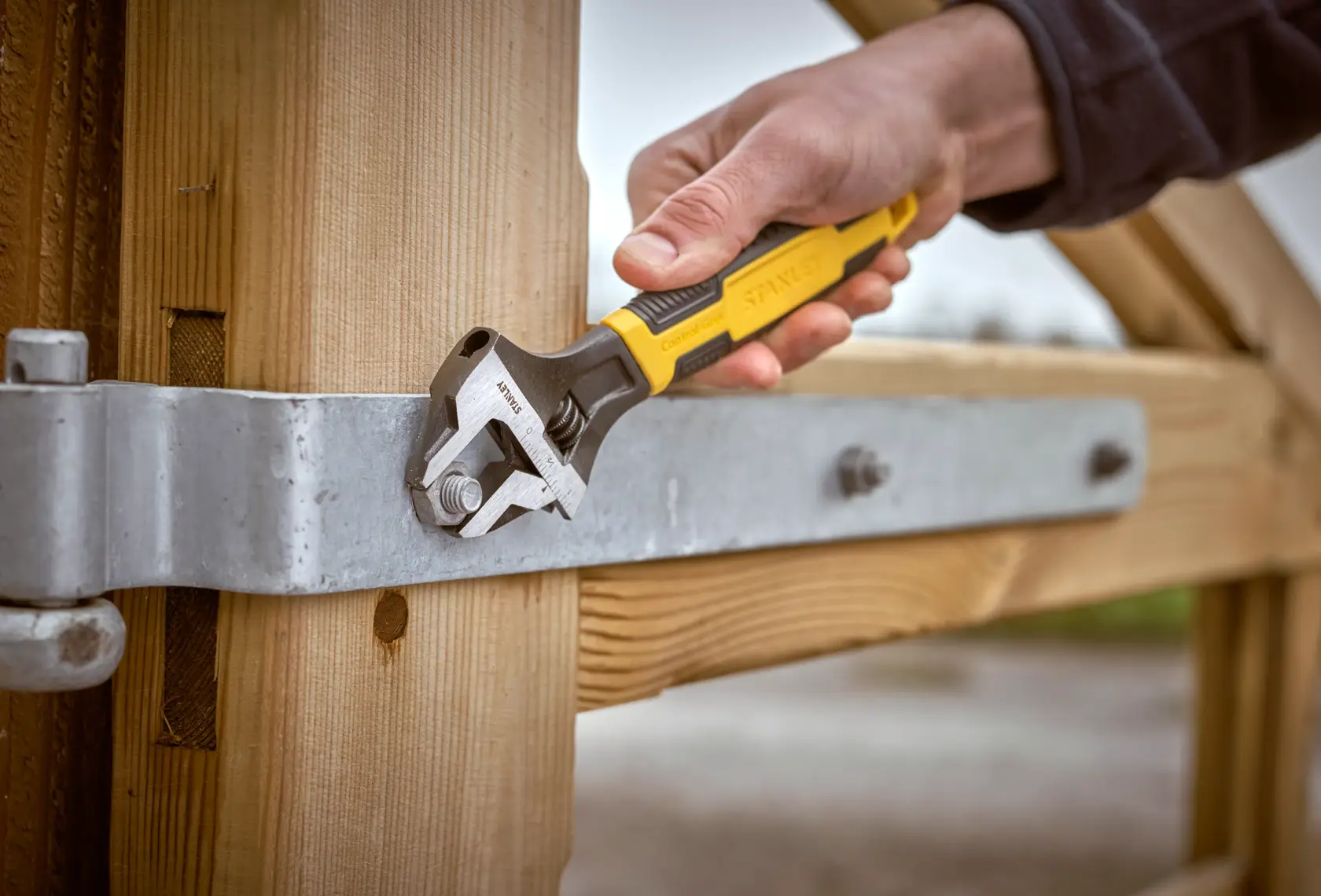 STANLEY® Clé À Molette Bi-Matière  150 Mm