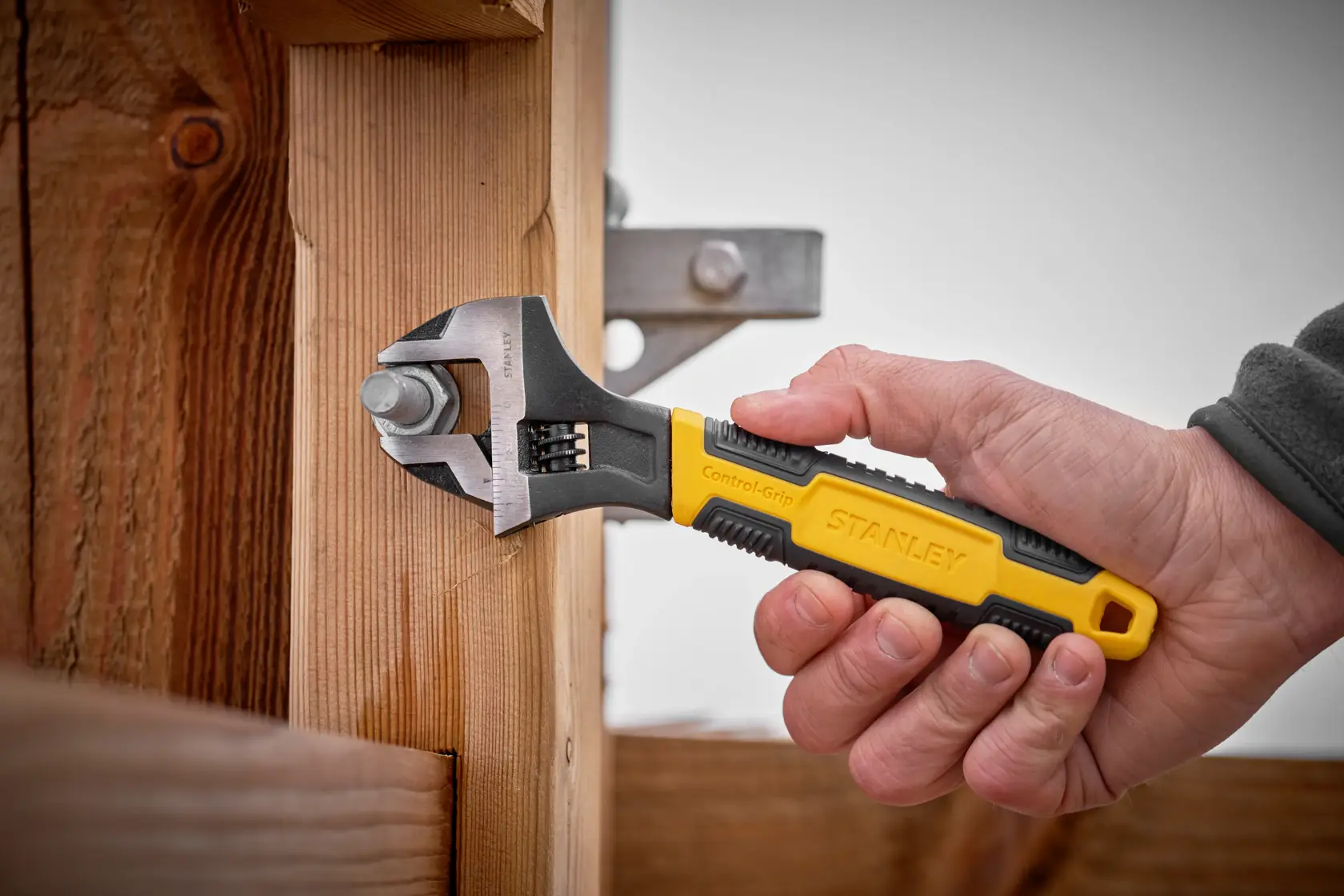 STANLEY® Clé À Molette Bi-Matière  200 Mm