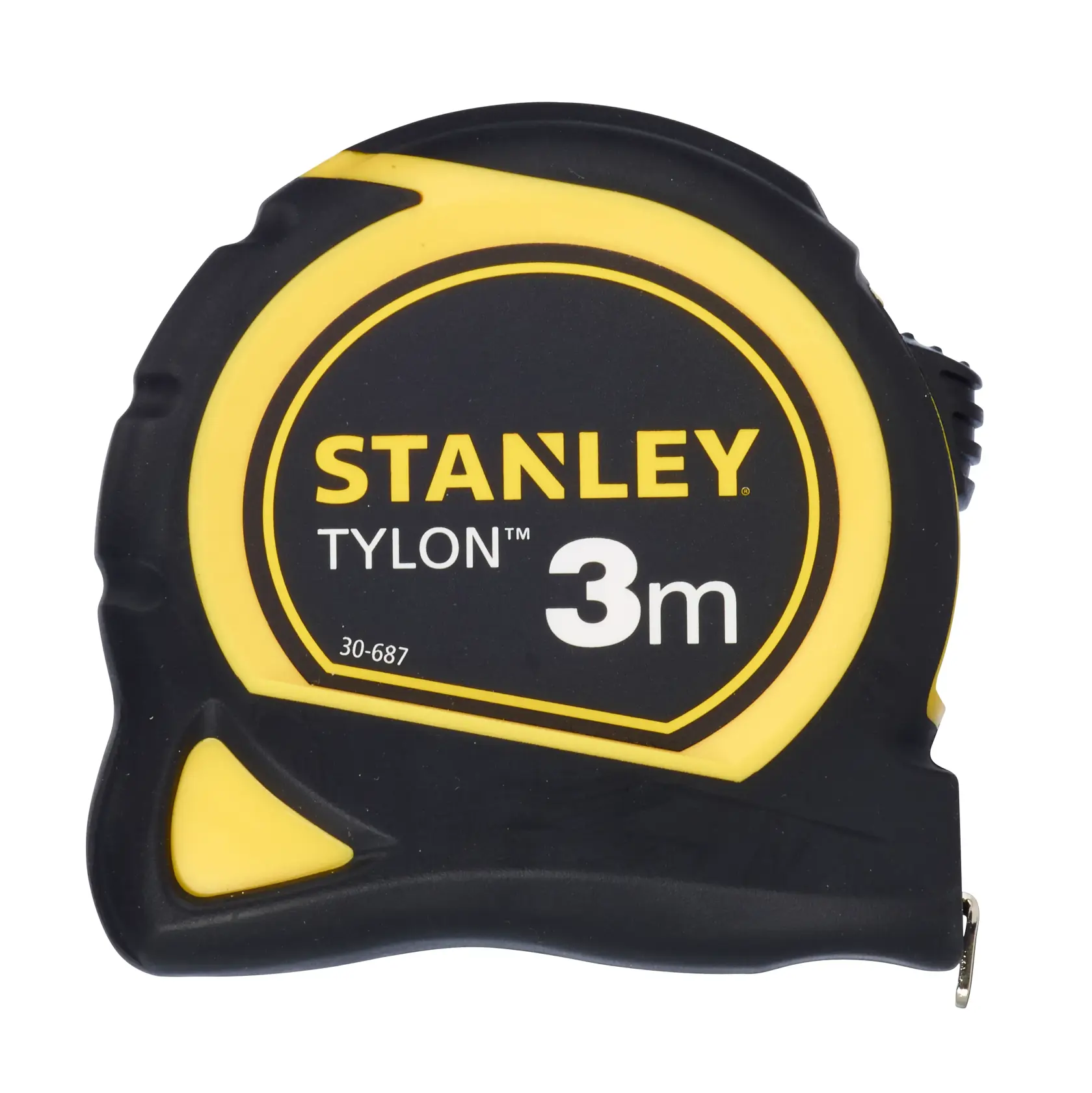 Stanley Tylon 3m measuring tape with black and yellow casing.