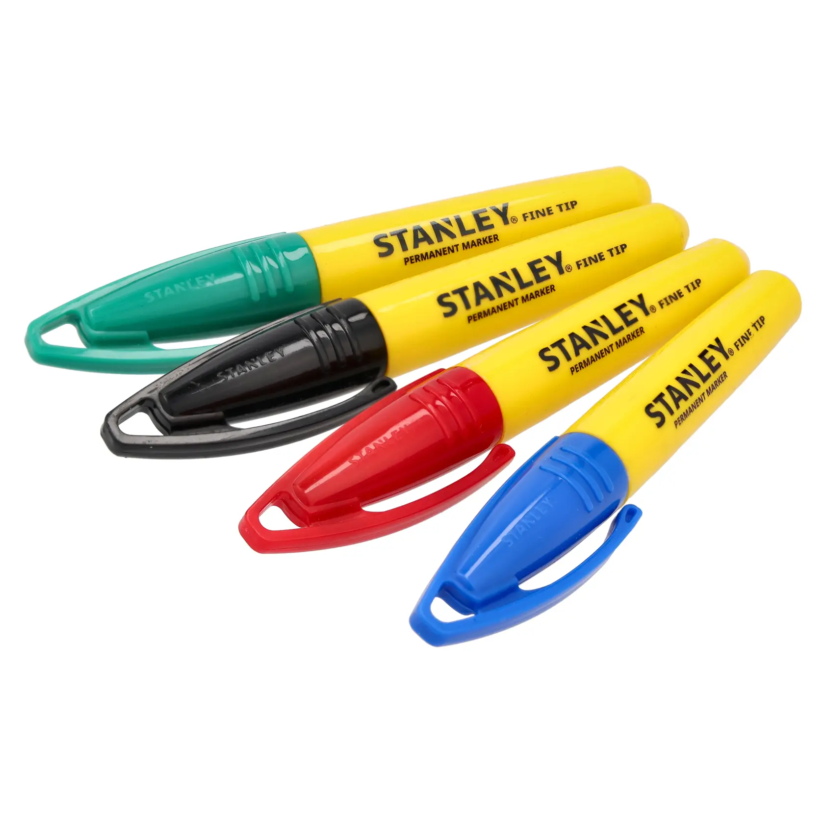 STANLEY® Mini Fine Tip Marker Pens in red, green, blue and black