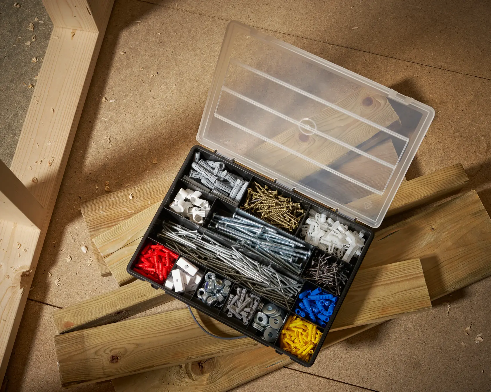 STANLEY® 14 Compartment Organiser Application Shot