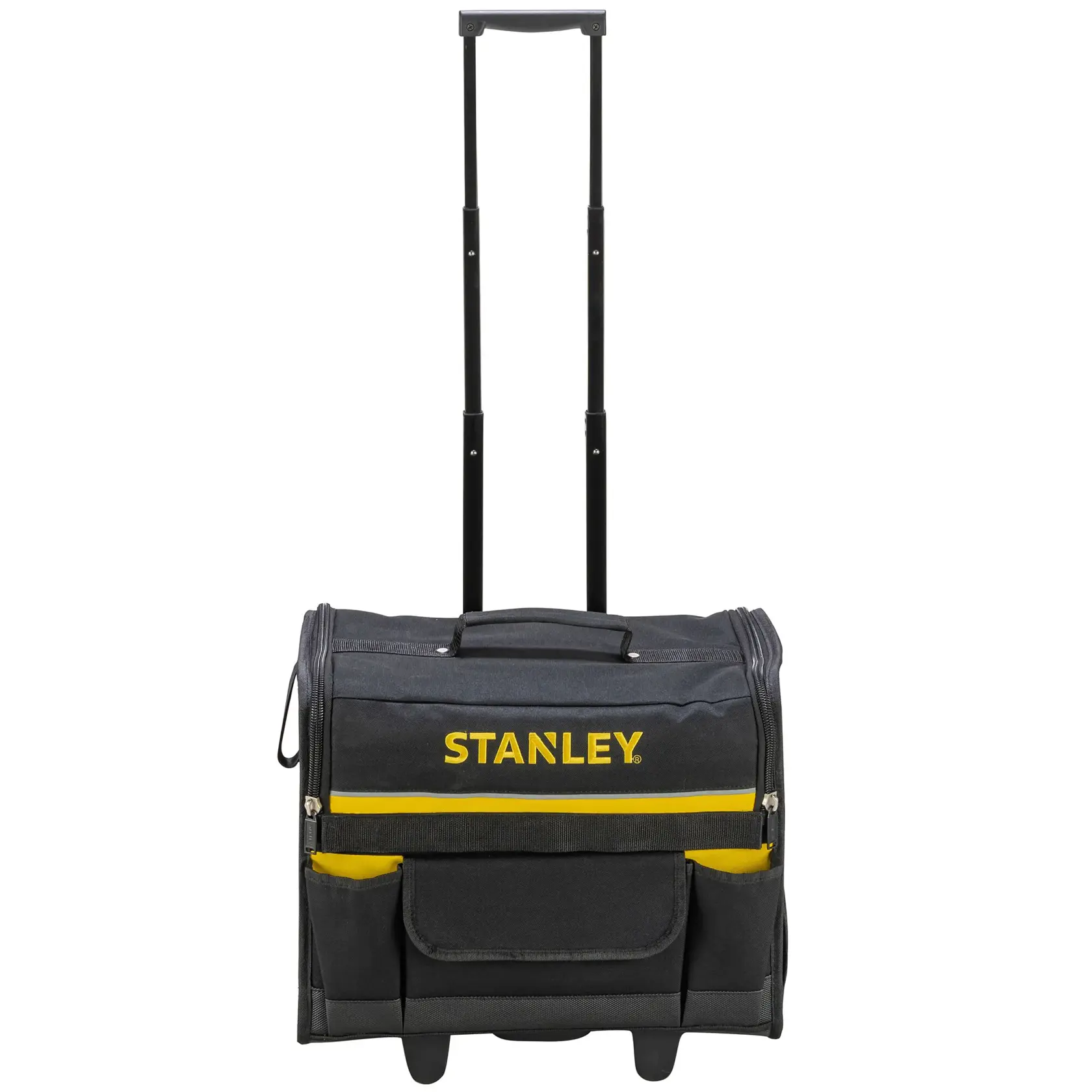 Front full view of a STANLEY case trolley on a white background