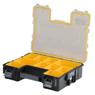 STANLEY® FATMAX® Organiseur Professionnel Profond Avec Loquets Métalliques, 10 Compartiments
