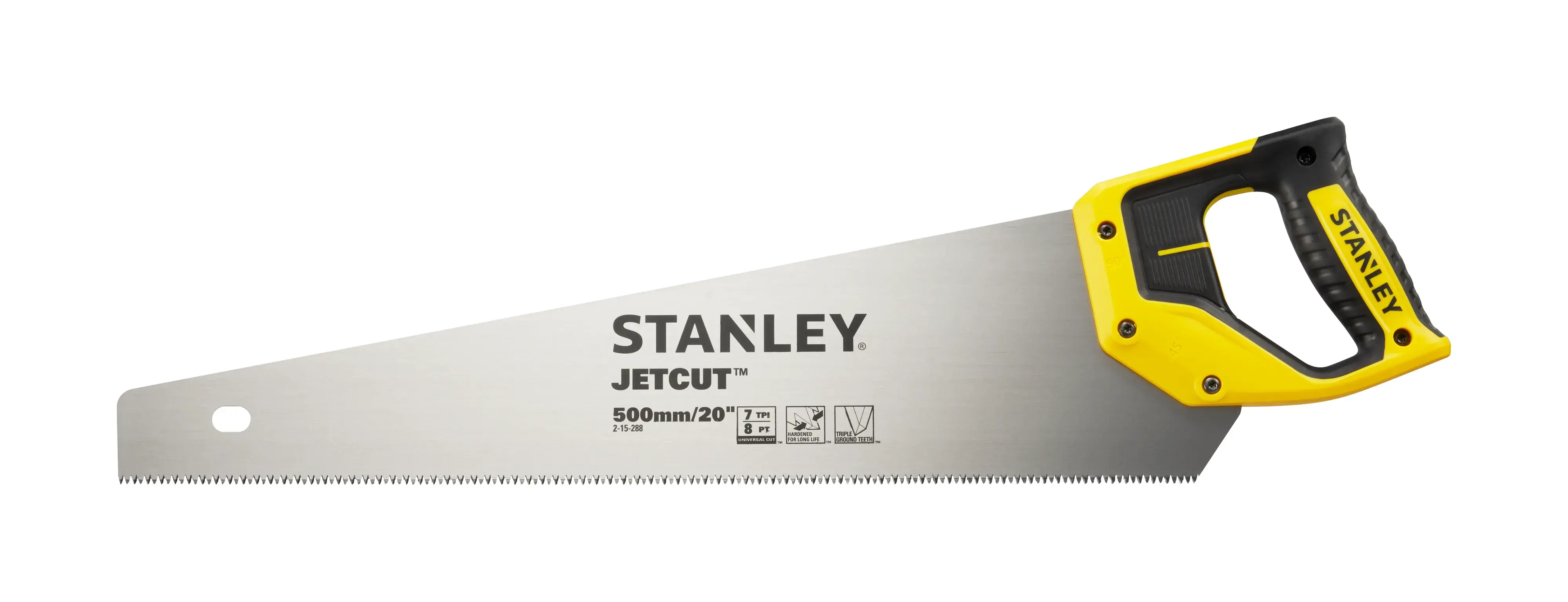 Scie égoïne JETCUT™ STANLEY®, 500 mm, coupe de débit, 7 dents/pouce