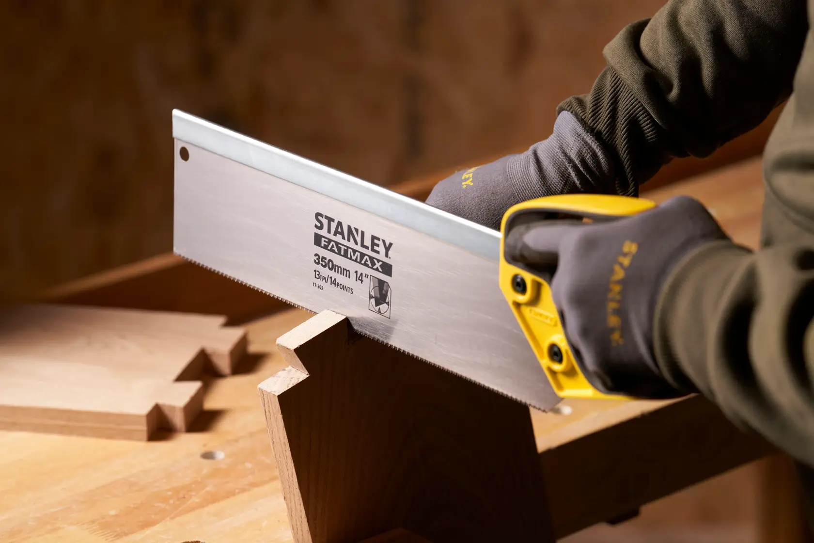 Stanley Fatmax 14" Backsaw 13Tpi Cross Un Hp Side View