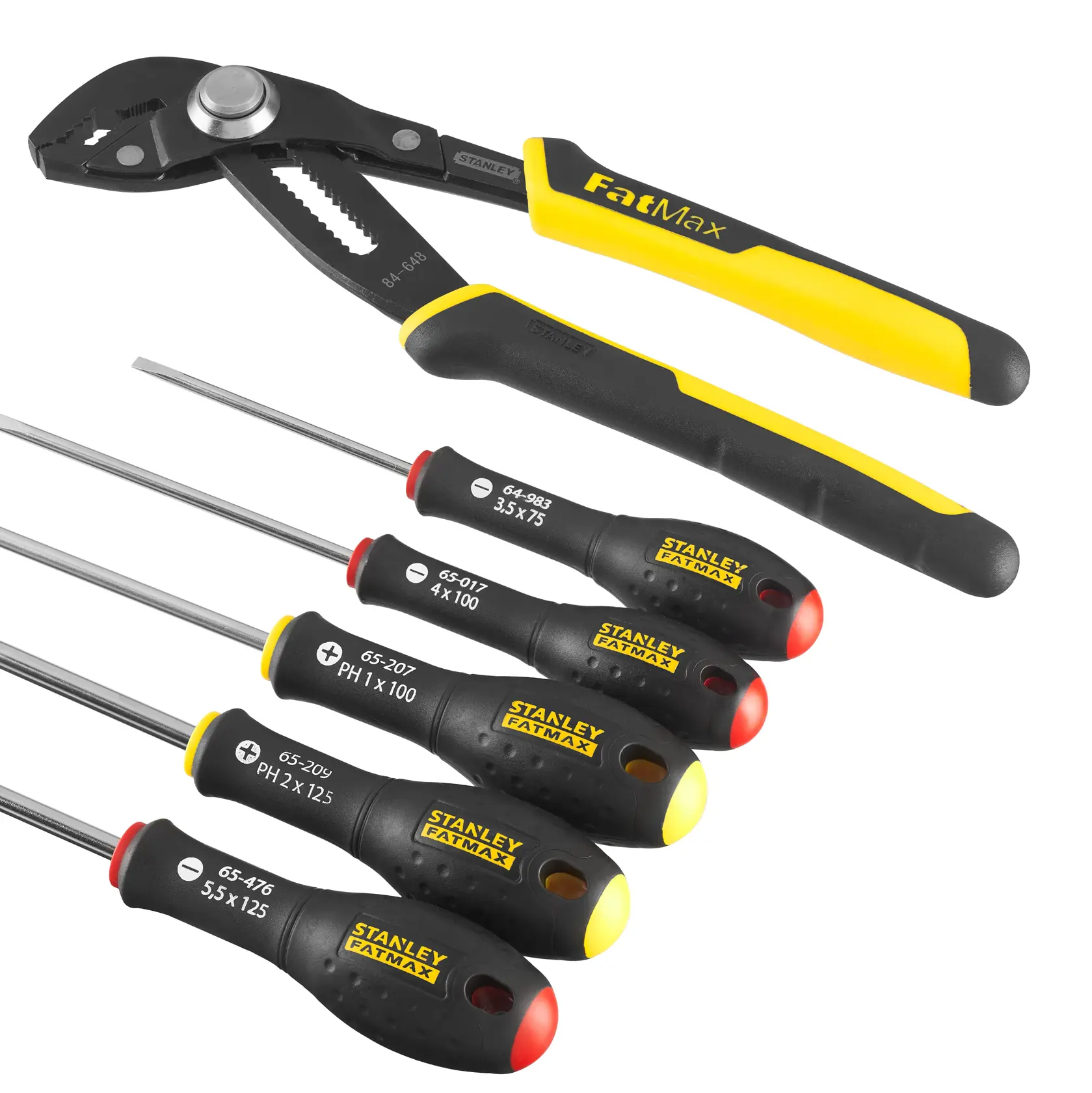 STANLEY® FATMAX®  5 piece Screwdriver Set with Groove joint Plier