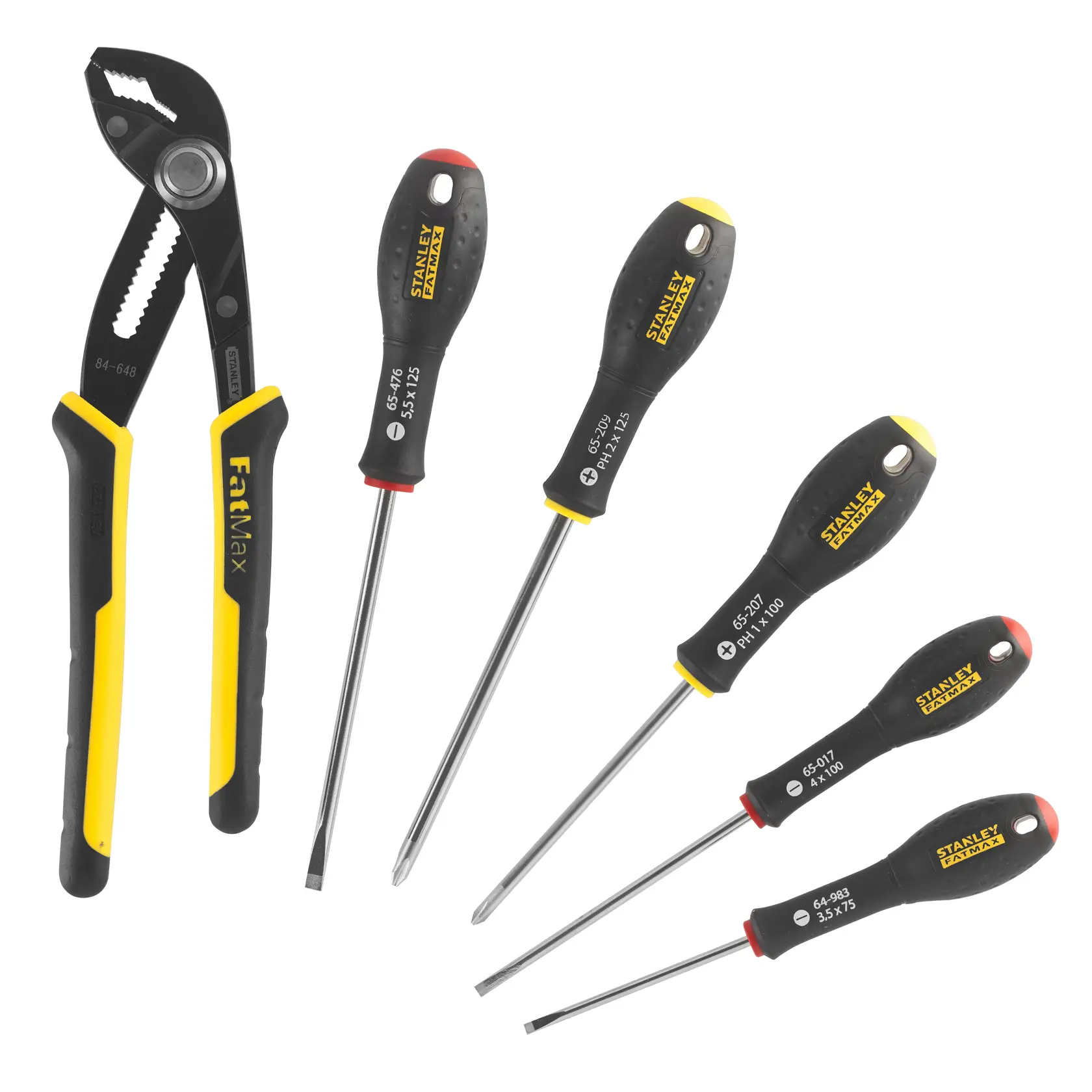 STANLEY® FATMAX®  5 piece Screwdriver Set with Groove joint Plier