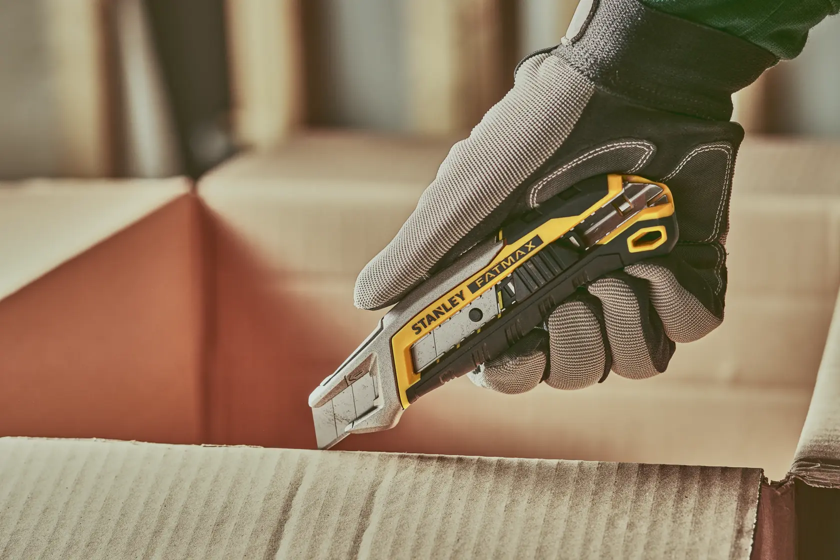 STANLEY® FATMAX® Cutter 18 Mm Quick Snap – Bouton Poussoir