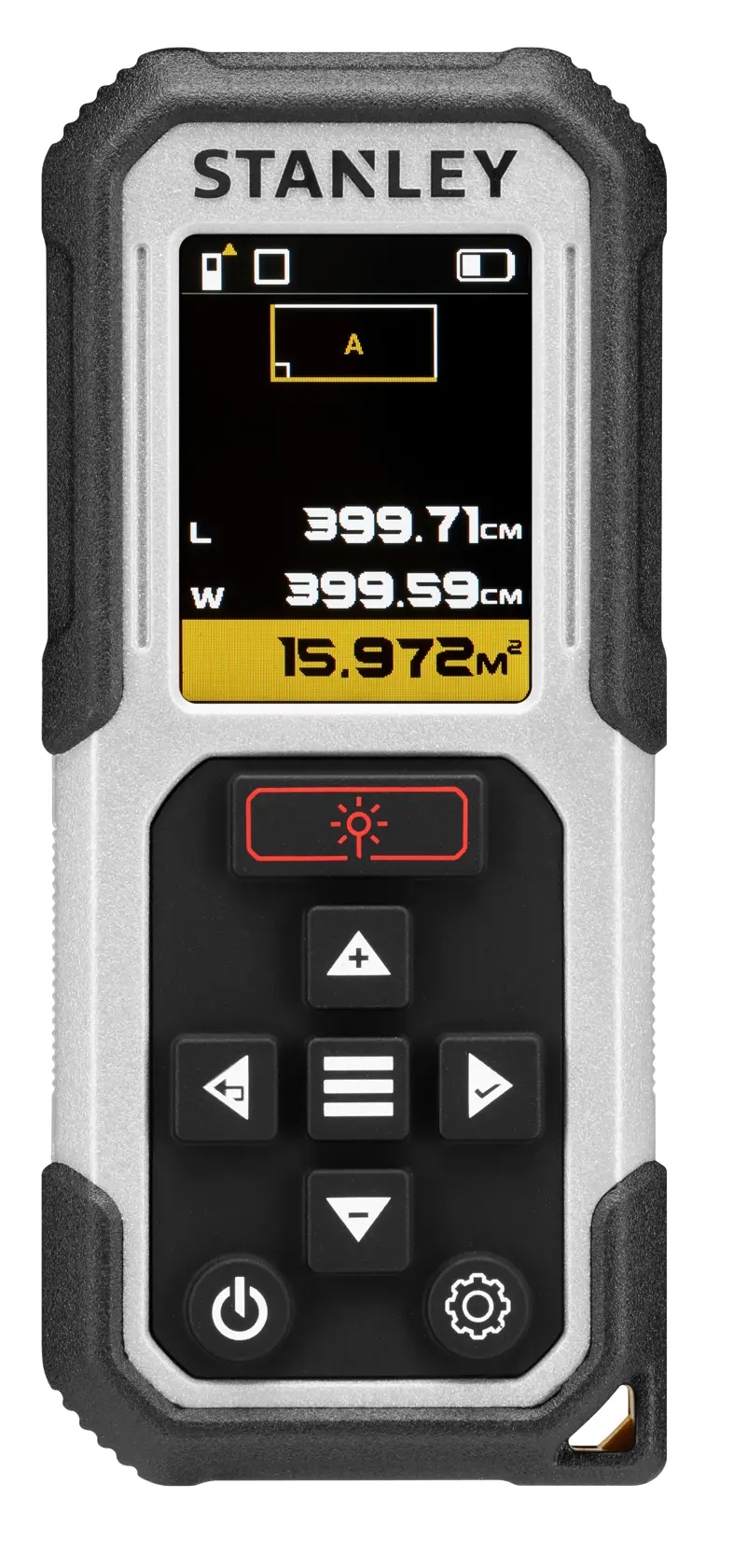 STANLEY FATMAX 60M Laser Distance Measurer. Product On White Photography