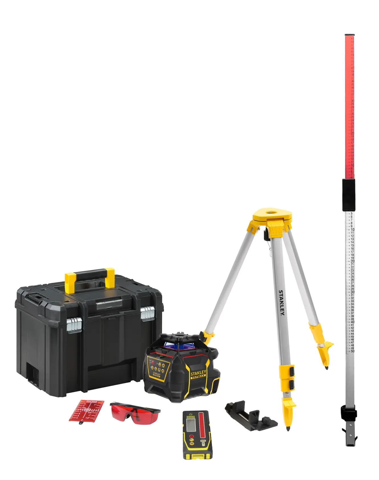 Pack investissement niveau laser rotatif RL600 STANLEY® FATMAX® rouge