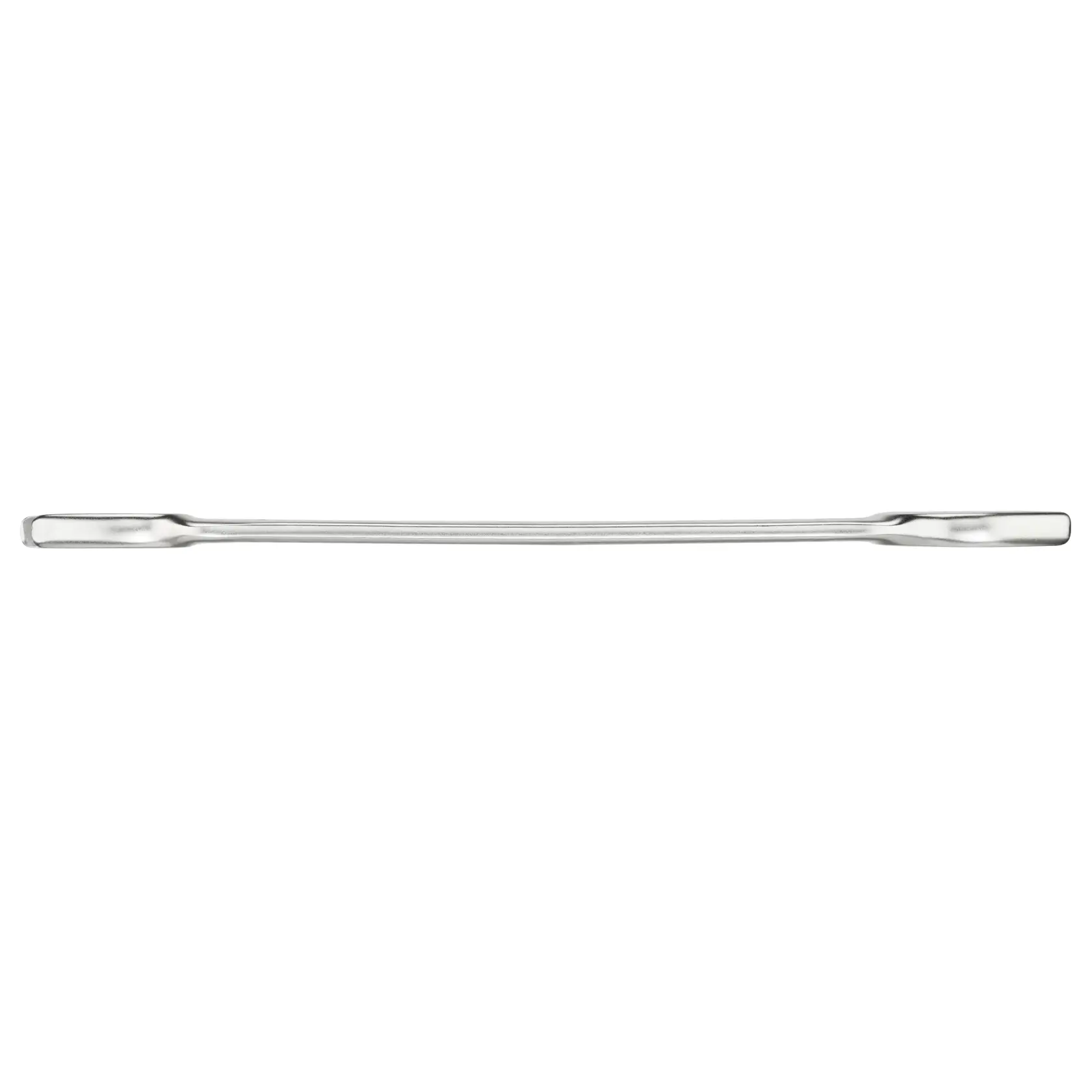 STANLEY FMMT13072-0 pry bar, silver finish, photographed on white background, straight view.