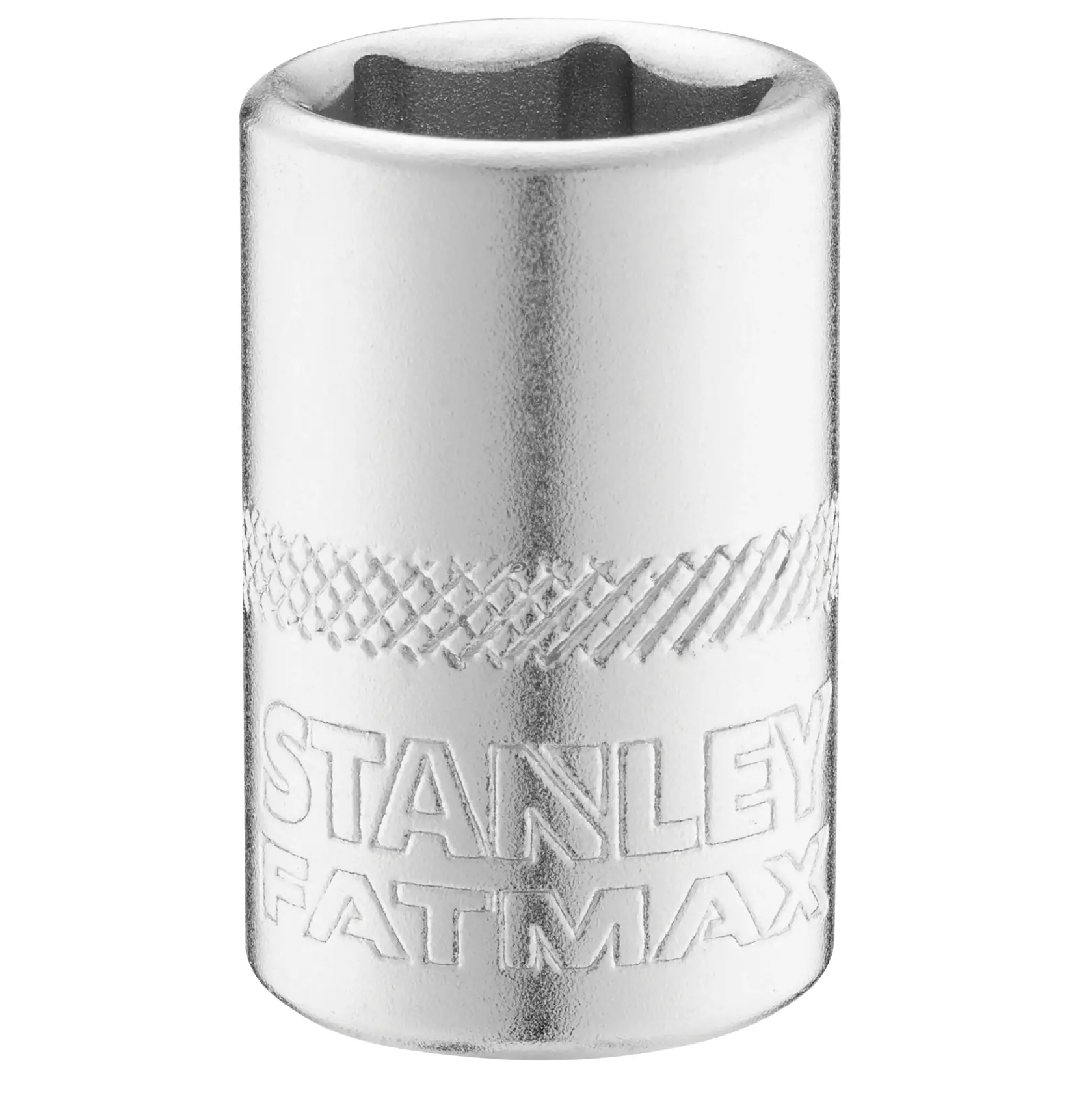 STANLEY FMMT17196-0 socket, silver, branded FATMAX, product photo on white background