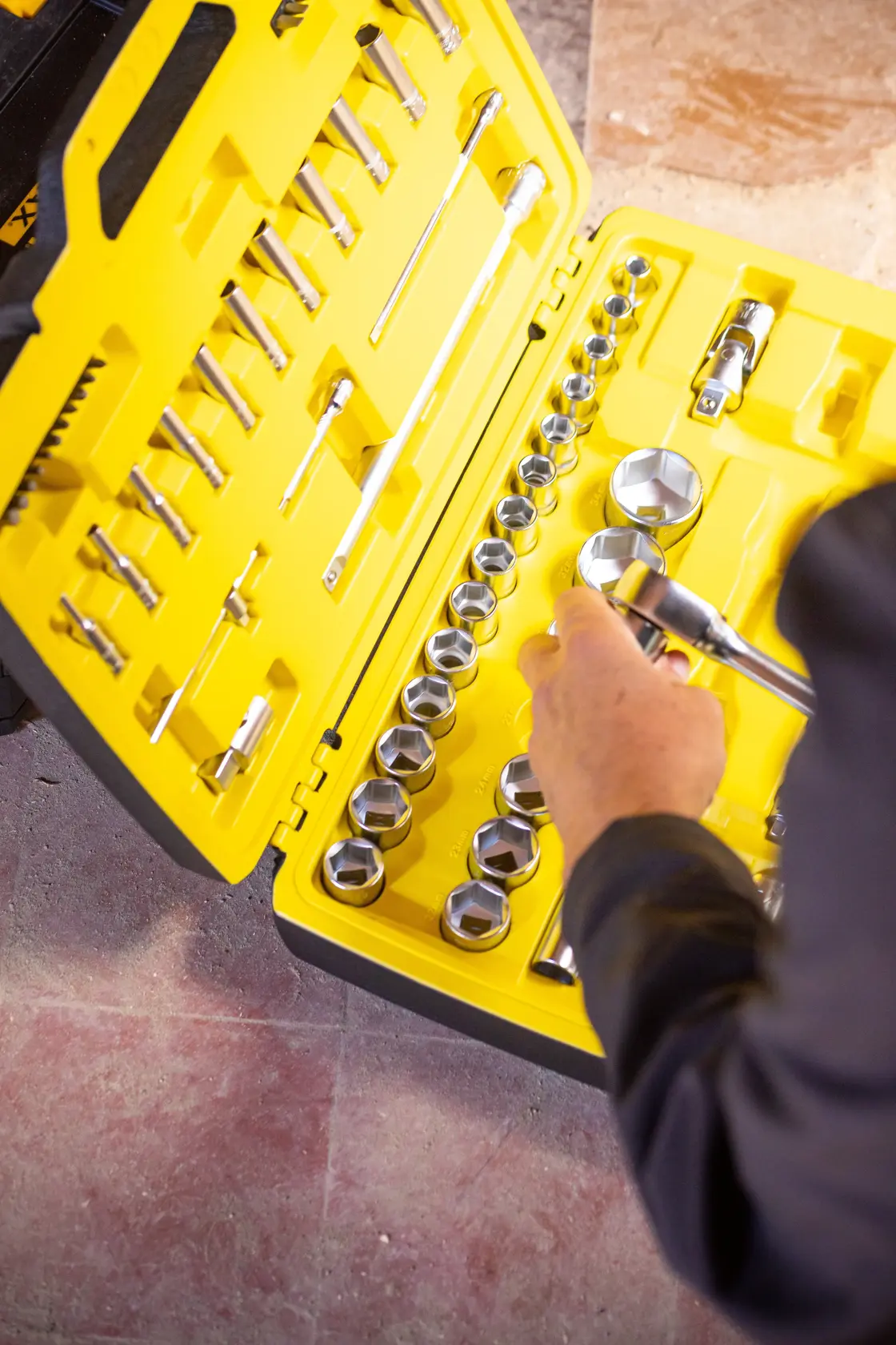 STANLEY® FATMAX® Coffret De Douilles 3/8-In- Jeu De 49 Pcs