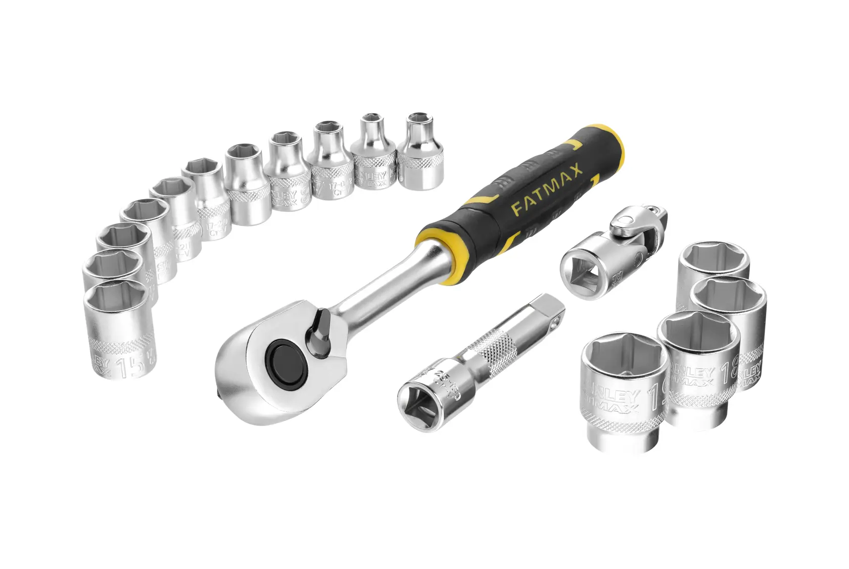 STANLEY® FATMAX® 3/8” Medium PRO-STACK Socket Set (18-Piece)