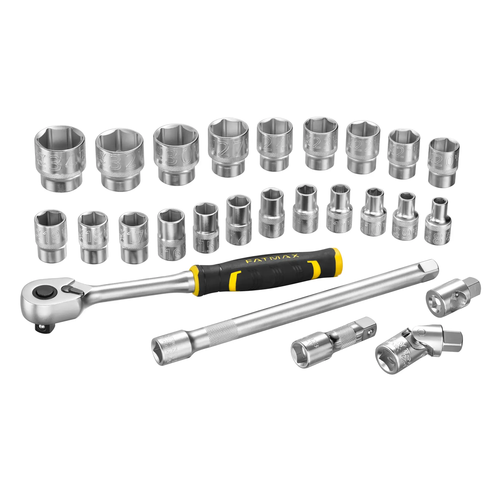 Jeu de douilles L PRO-STACK, 26 pièces 1/2'' STANLEY® FATMAX®