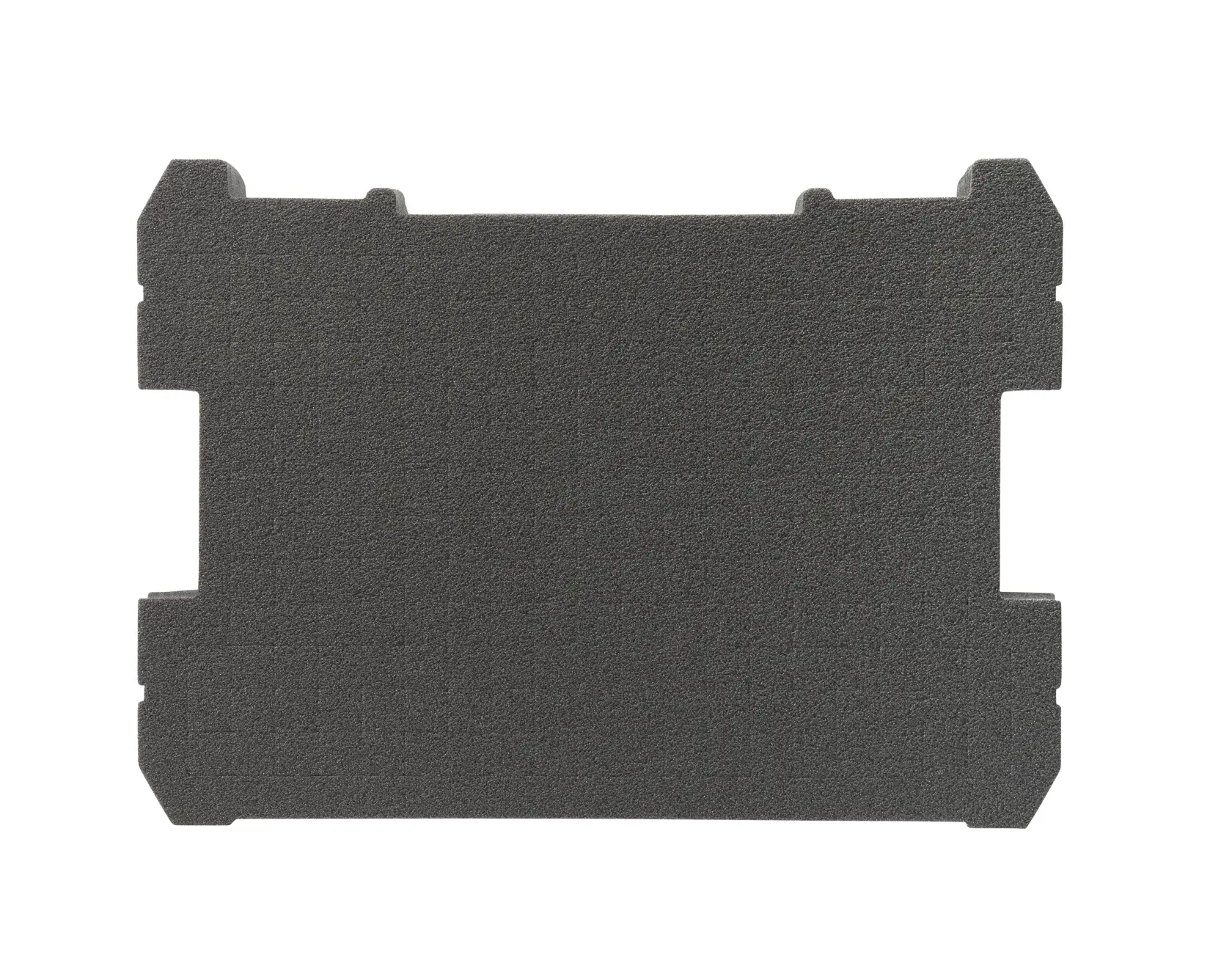 STANLEY FMST1-72365 black foam insert, rectangular shape, tool storage accessory, top-down view.