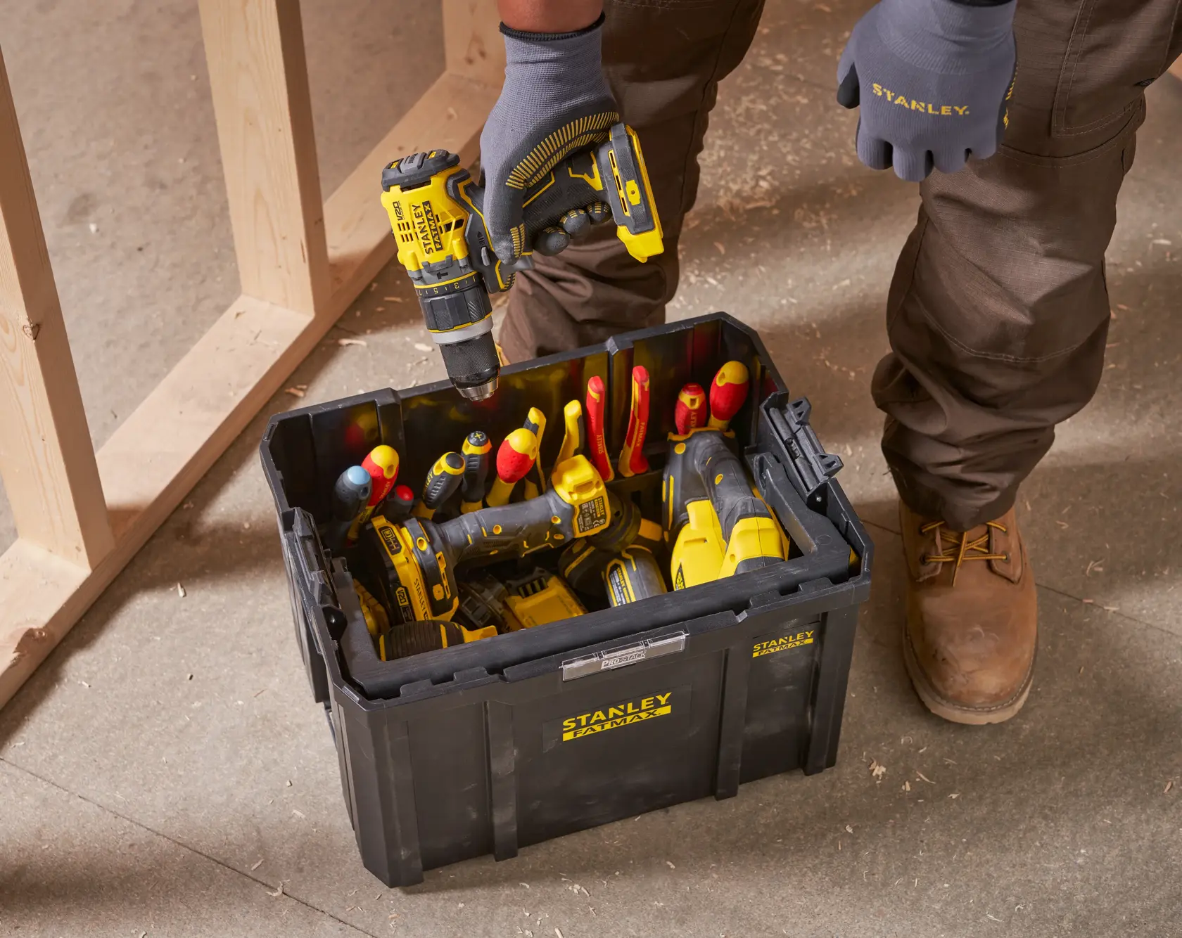 STANLEY FATMAX PRO-STACK Open Tote