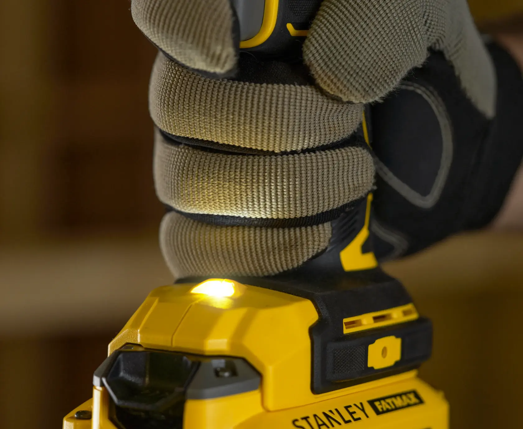 18V STANLEY FATMAX V20 Cordless Brushless Drill Driver with 2 x 2.0Ah Lithium Ion Batteries and Kit Box  