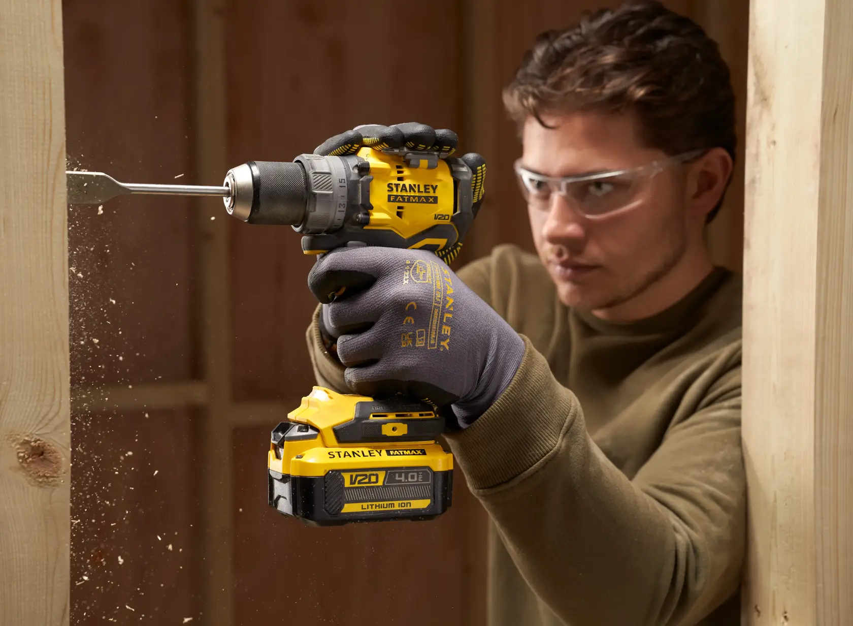 18V STANLEY® FATMAX® V20 Cordless Brushless Drill Driver 