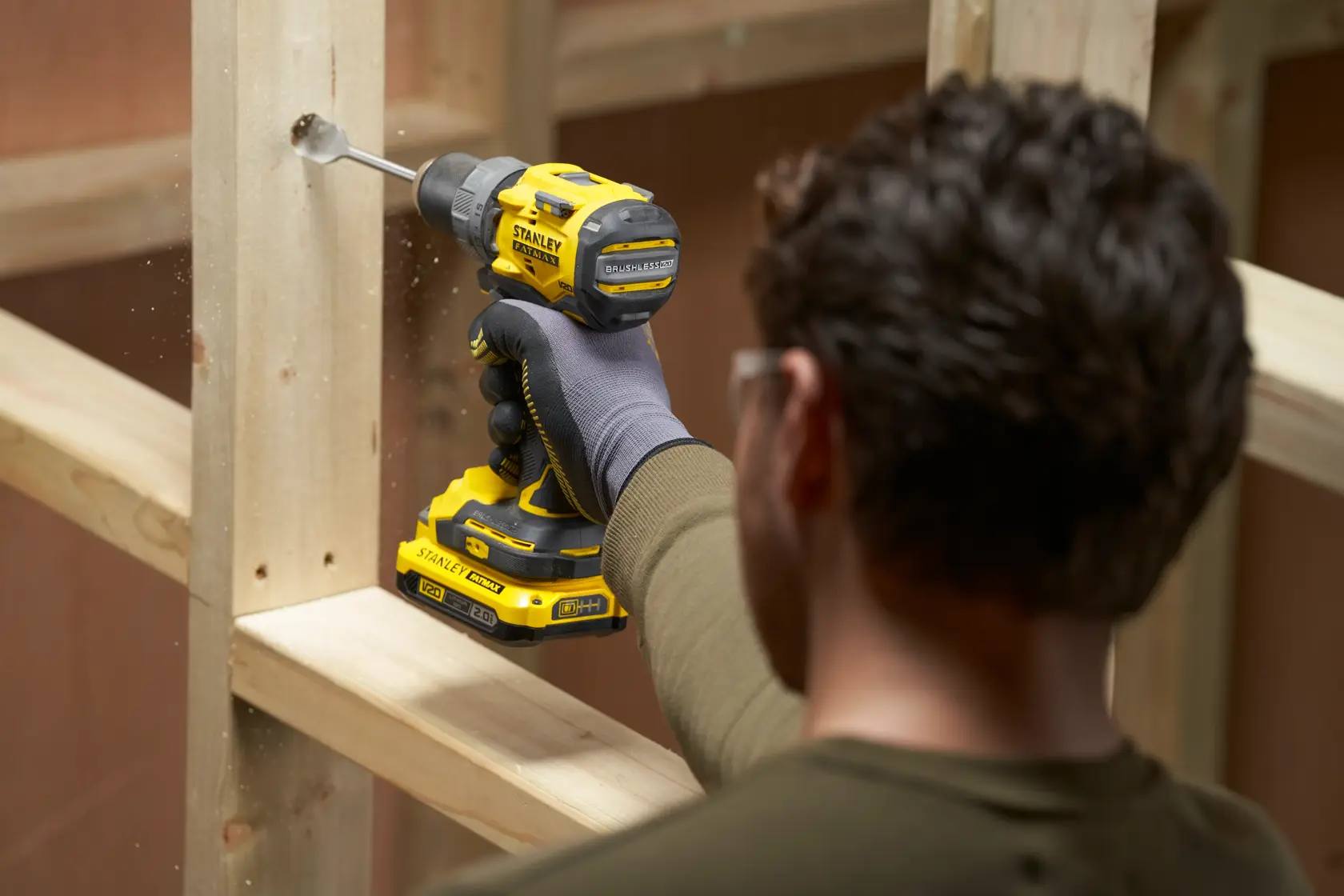 18V STANLEY® FATMAX® V20 Cordless Brushless Drill Driver 