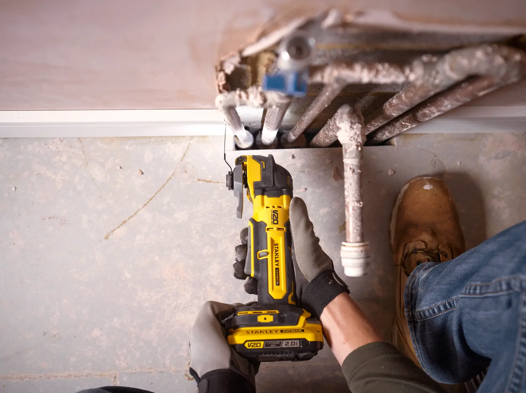 18V STANLEY® FATMAX® V20 Brushless Oscillating Multi-Tool