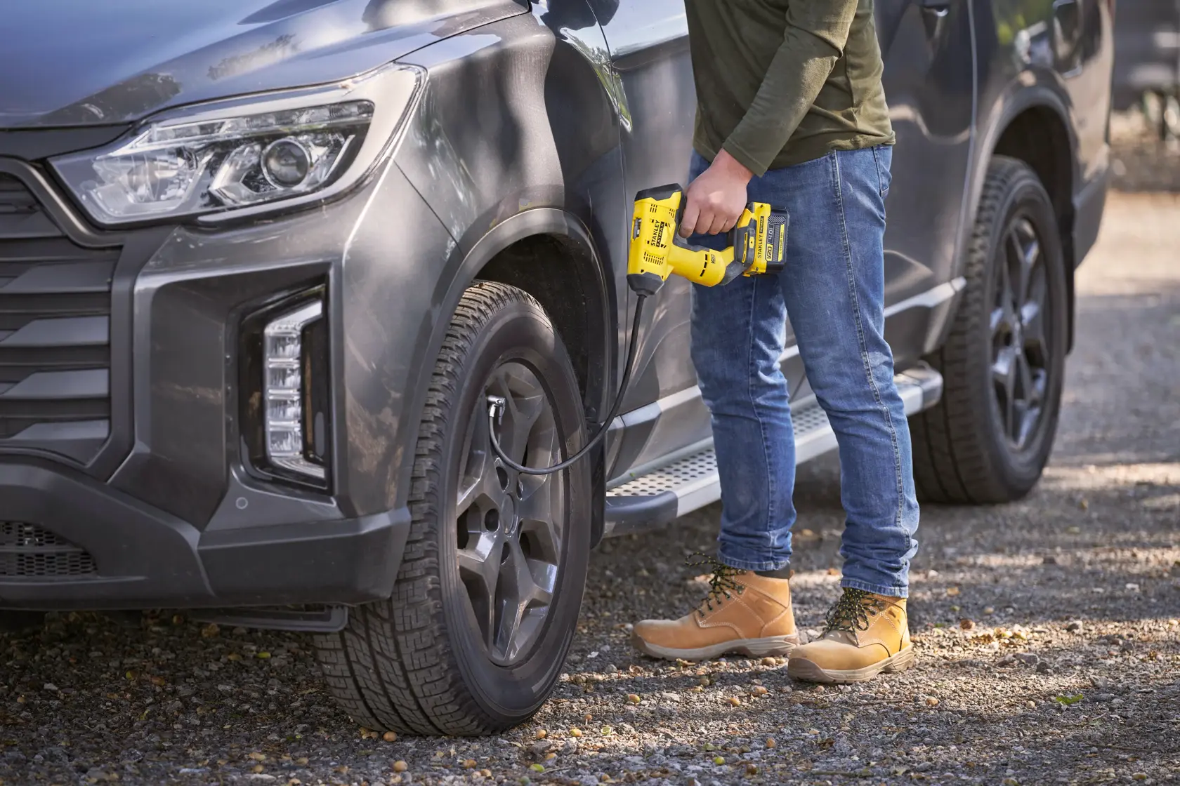 18V STANLEY® FATMAX® V20 Cordless Compact High Pressure Inflator (Tool Only)