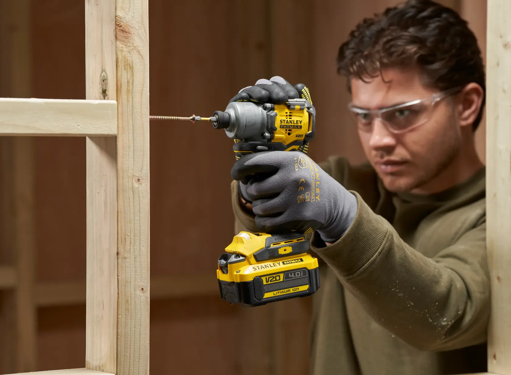 18V STANLEY® FATMAX® V20 Cordless Brushless 3-Speed Impact Driver