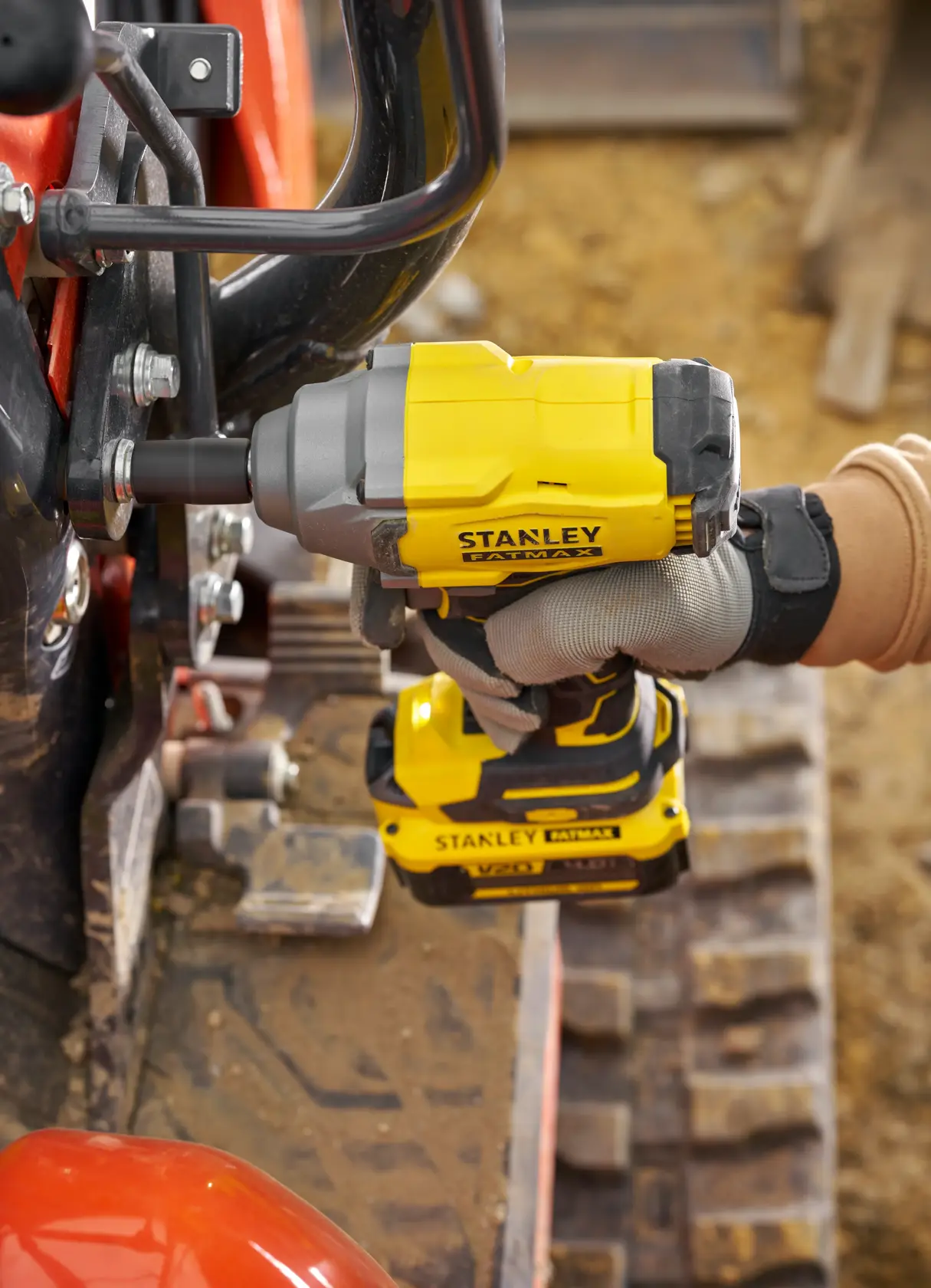 STANLEY® FATMAX®V20 Boulonneuse À Chocs 1/2" Brushless 370 Nm - Lithium 18v (Outil Seulement)
