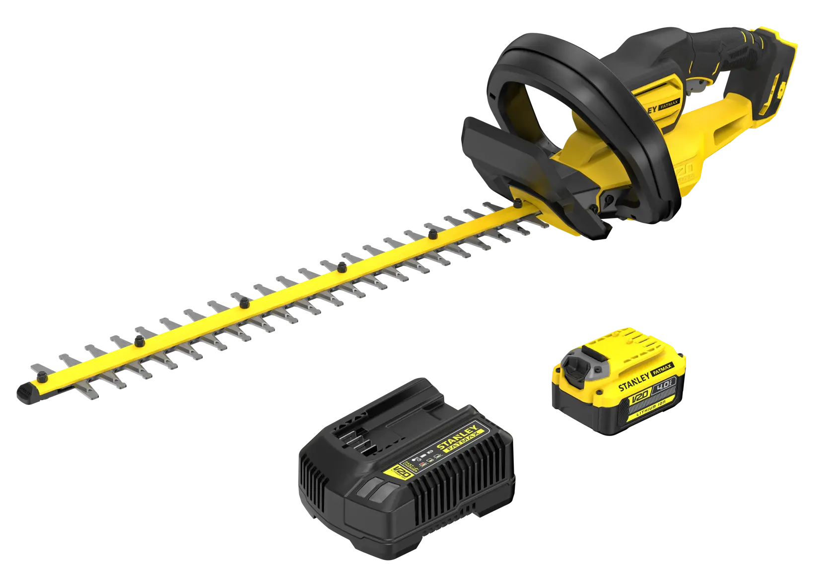 18V STANLEY® FATMAX® V20 55cm Hedge Trimmer – 4.0Ah Kit