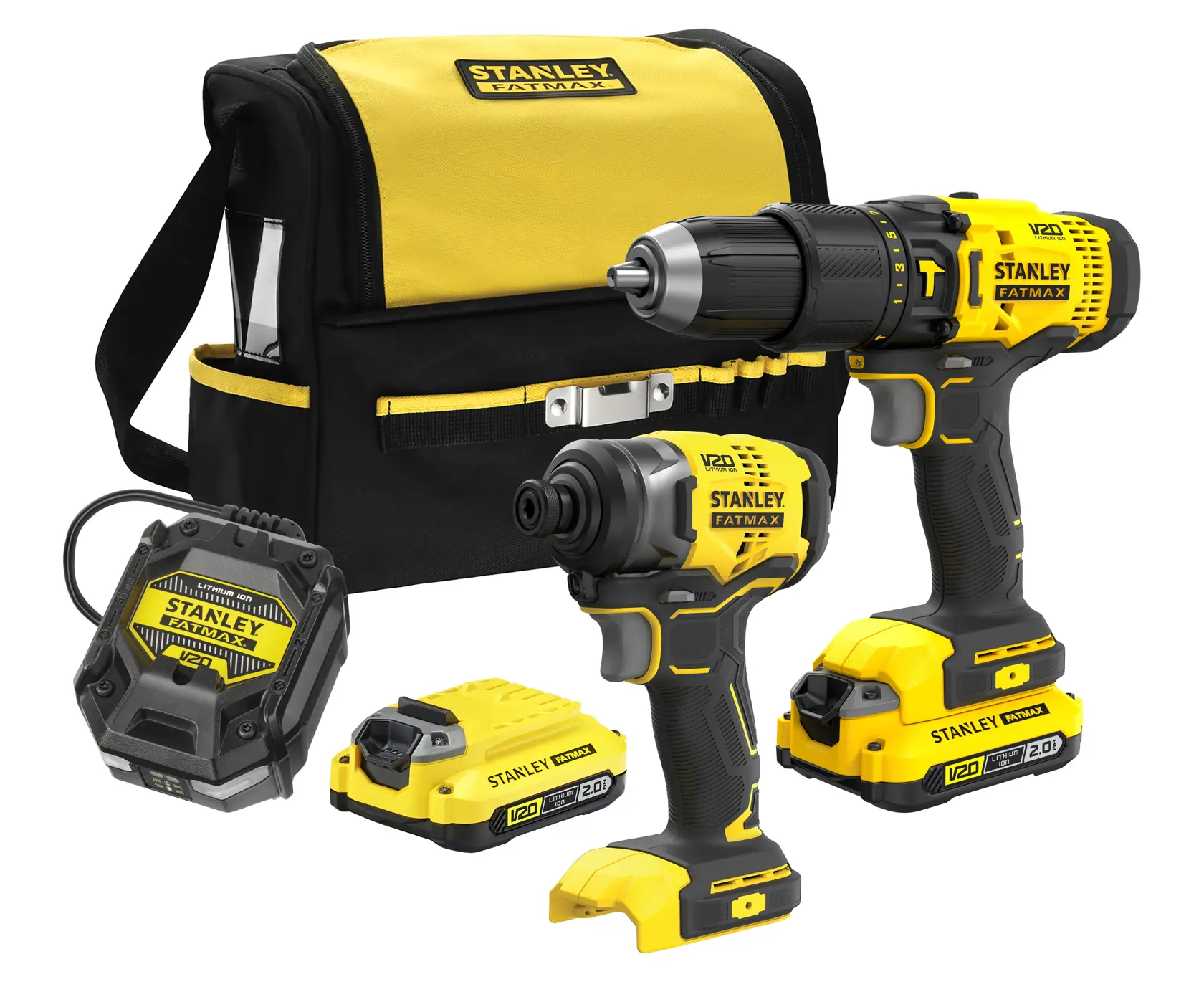 18V STANLEY FATMAX V20 Cordless 2 Piece Combo Kit