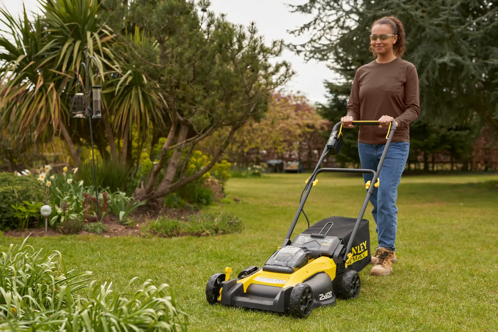 STANLEY® FATMAX®Fatmax® Tondeuse 51 Cm 2 X 18v  V20 (2 Batteries 4ah)