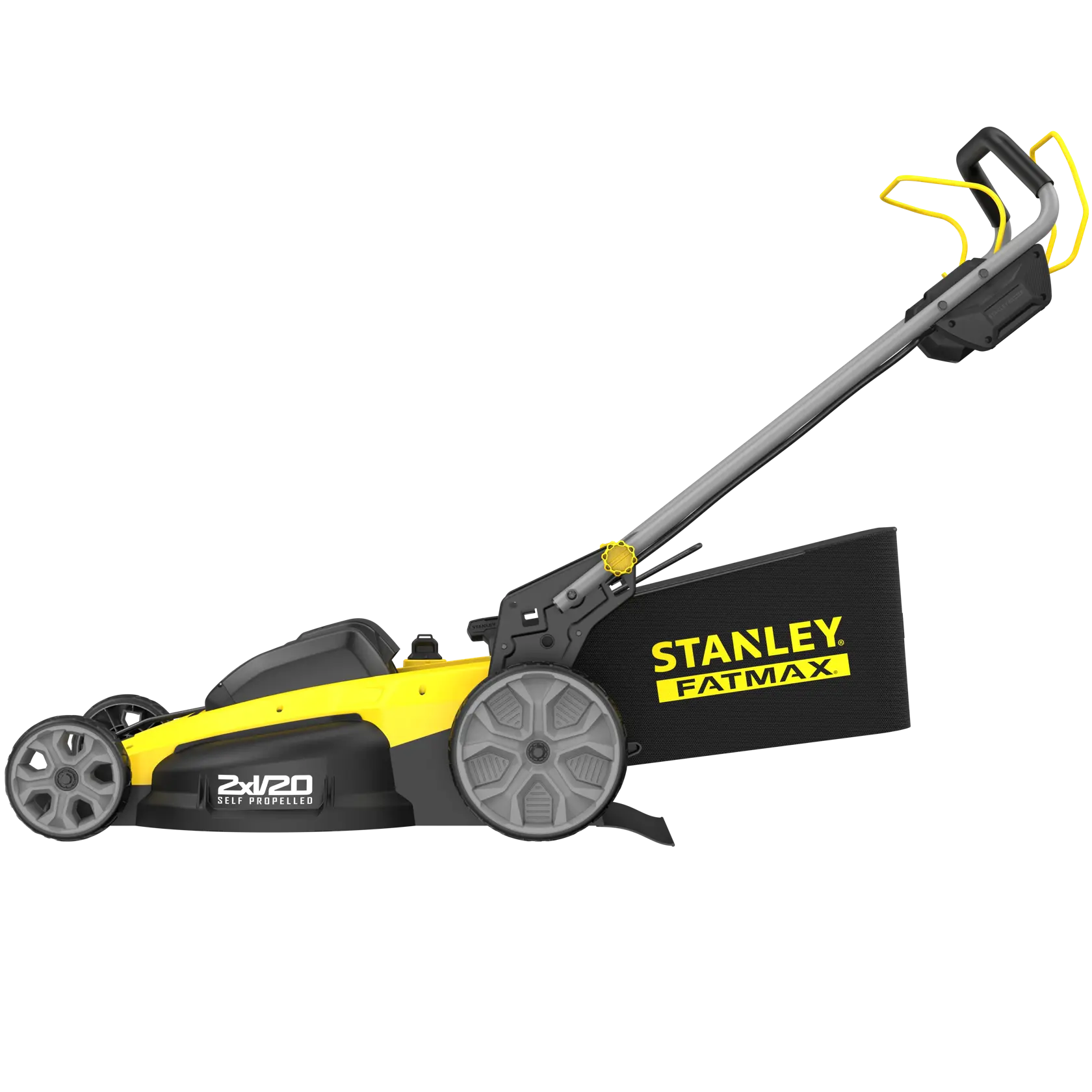 STANLEY® FATMAX® Tondeuse Autopropulsé 51 Cm 2 X 18v- V20 - 2 Batteries 4ah
