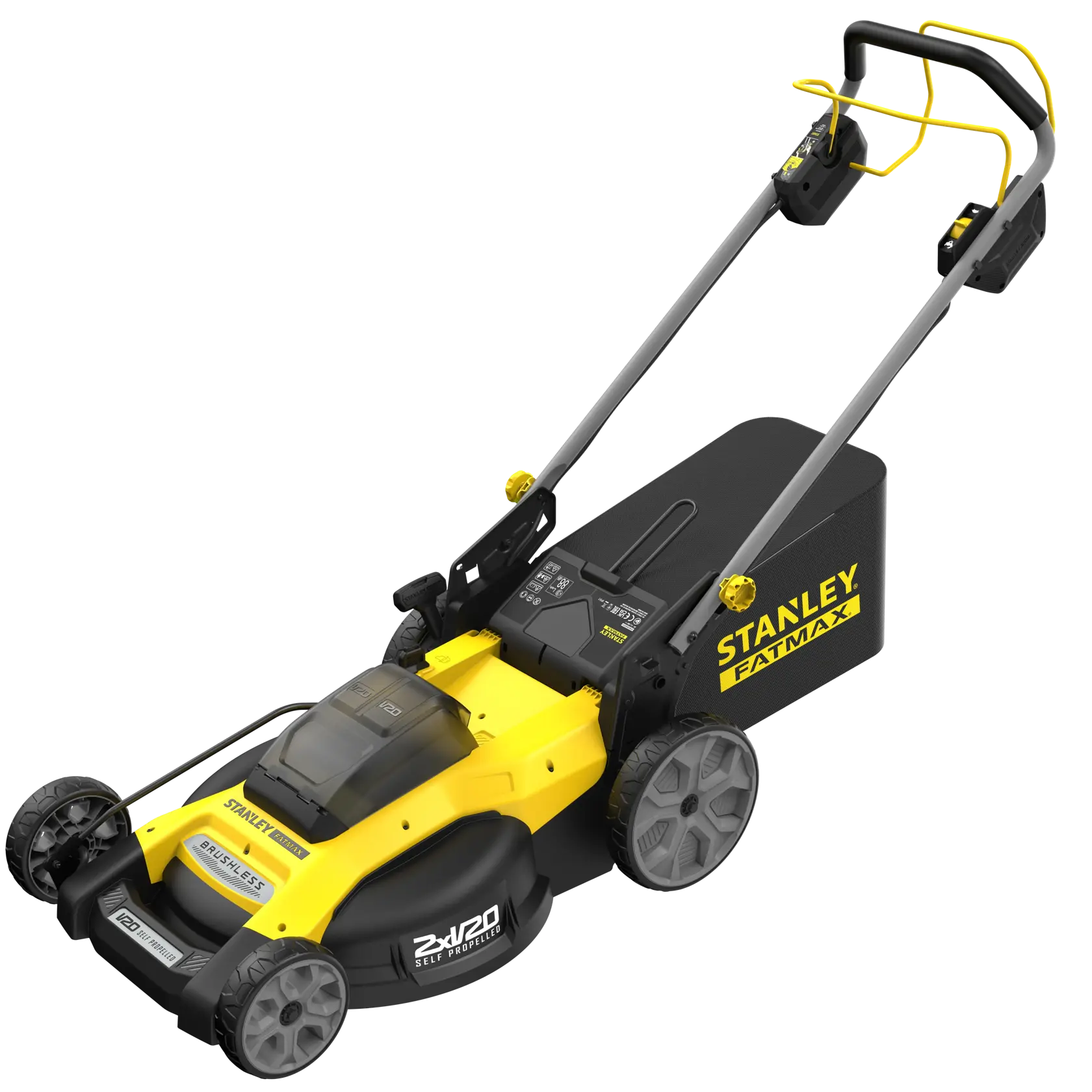 STANLEY® FATMAX® Tondeuse Autopropulsé 51 Cm 2 X 18v- V20 - 2 Batteries 4ah