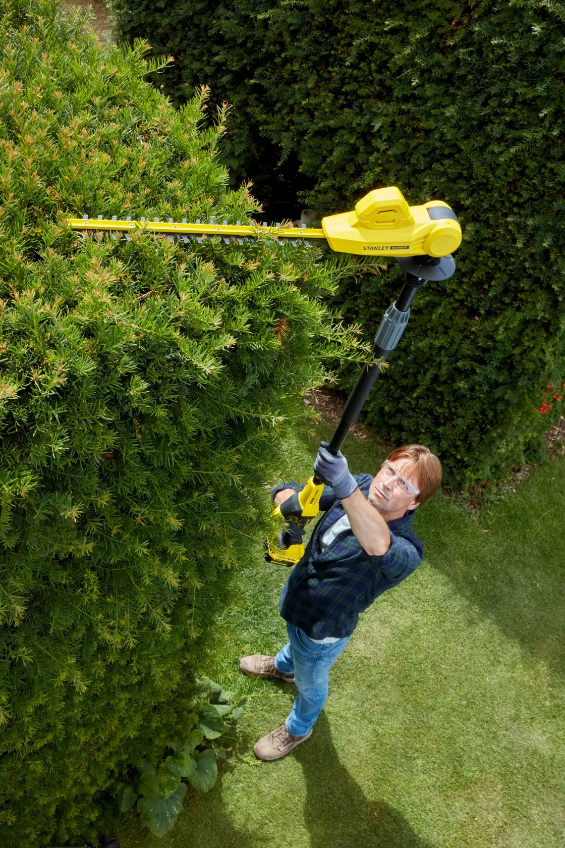 18V STANLEY® FATMAX® V20 45CM Pole Hedge Trimmer - Bare Unit