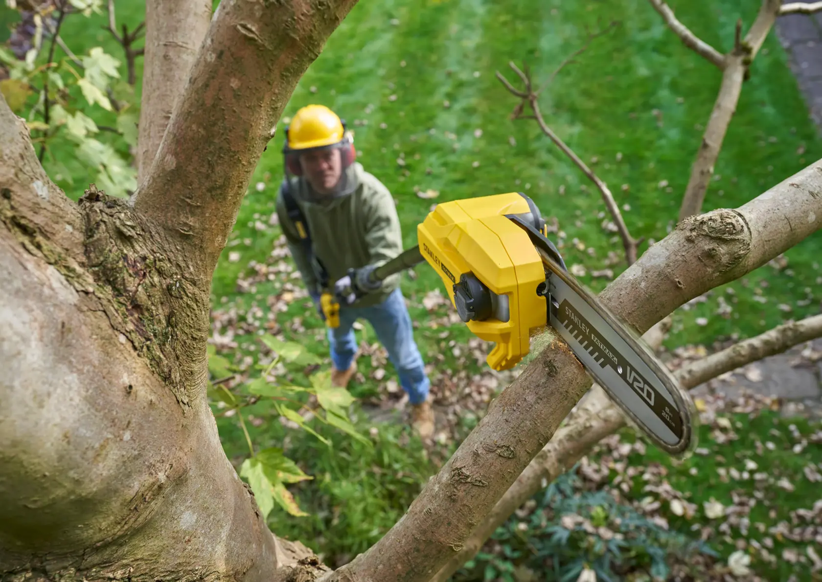 18V SFM V20 20cm BRUSHLESS Pole Saw - Bare Unit