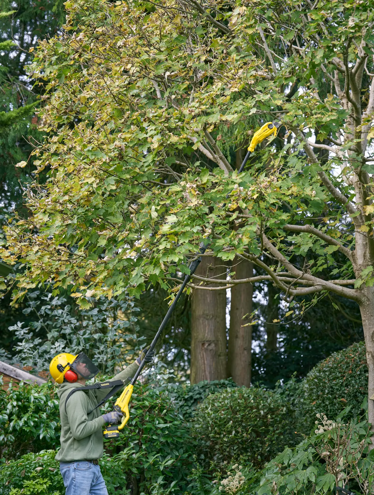 18V SFM V20 20cm BRUSHLESS Pole Saw - Bare Unit