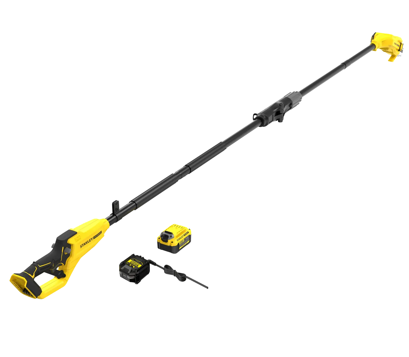 18V STANLEY FATMAX V20 20cm BRUSHLESS Pole Saw - 4Ah Kit