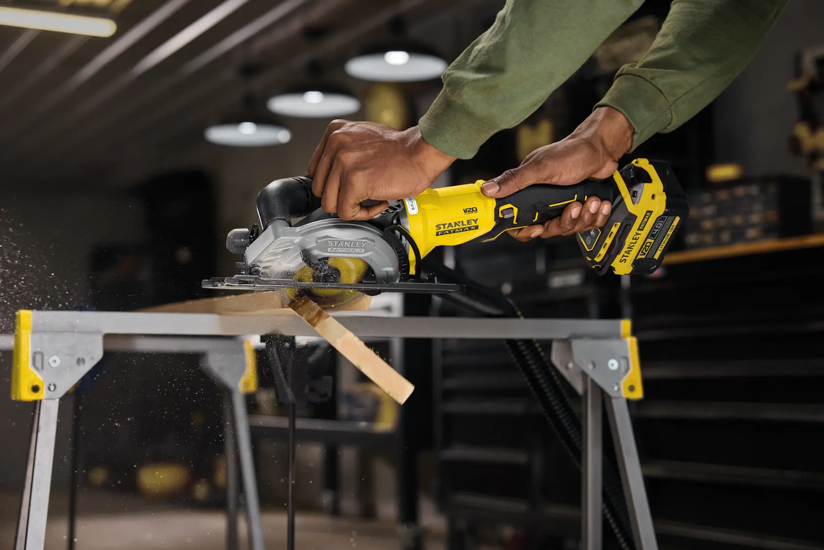 18V STANLEY® FATMAX® V20 Cordless Brushless Circular Saw (Tool Only)