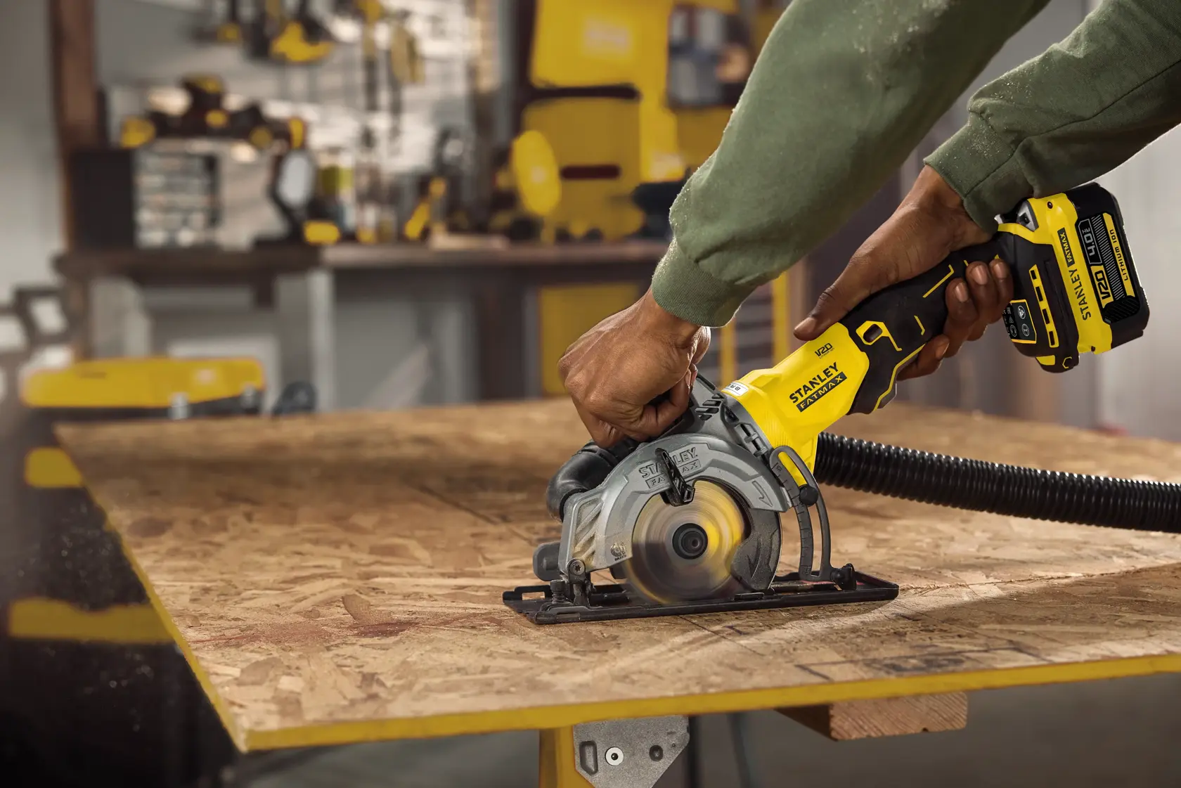 18V STANLEY® FATMAX® V20 Cordless Brushless Circular Saw (Tool Only)