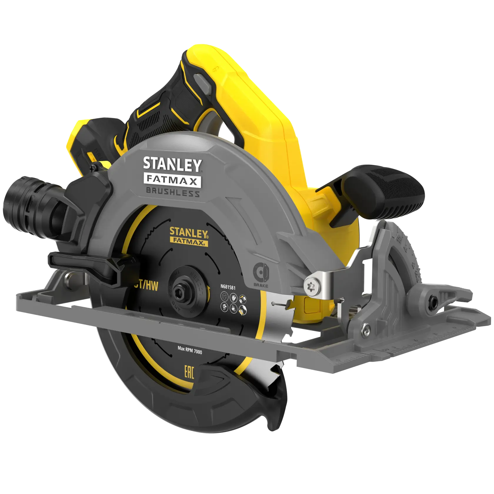 18V STANLEY® FATMAX® V20 Cordless Brushless Circular Saw (Tool Only)