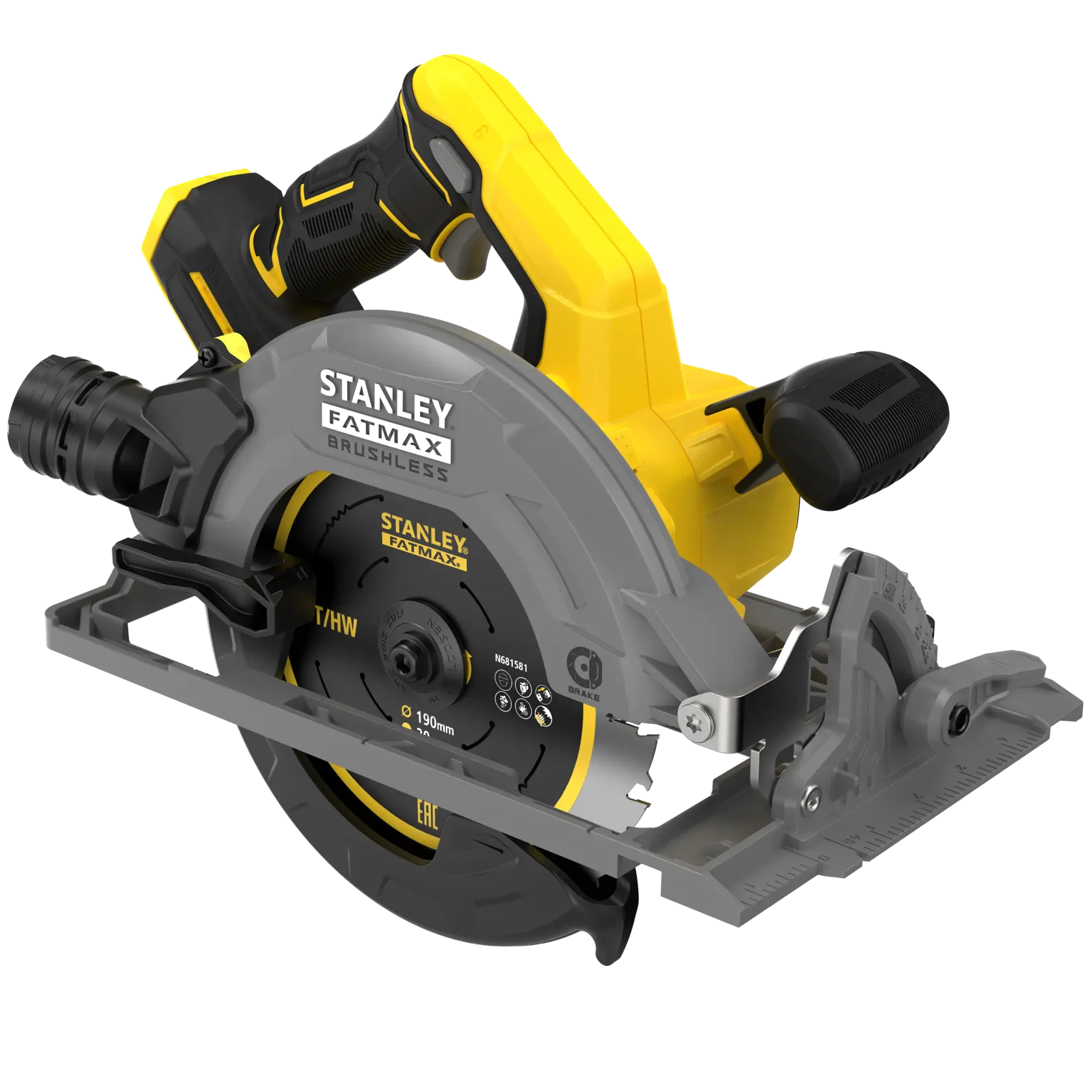 18V STANLEY® FATMAX® V20 Cordless Brushless Circular Saw (Tool Only)