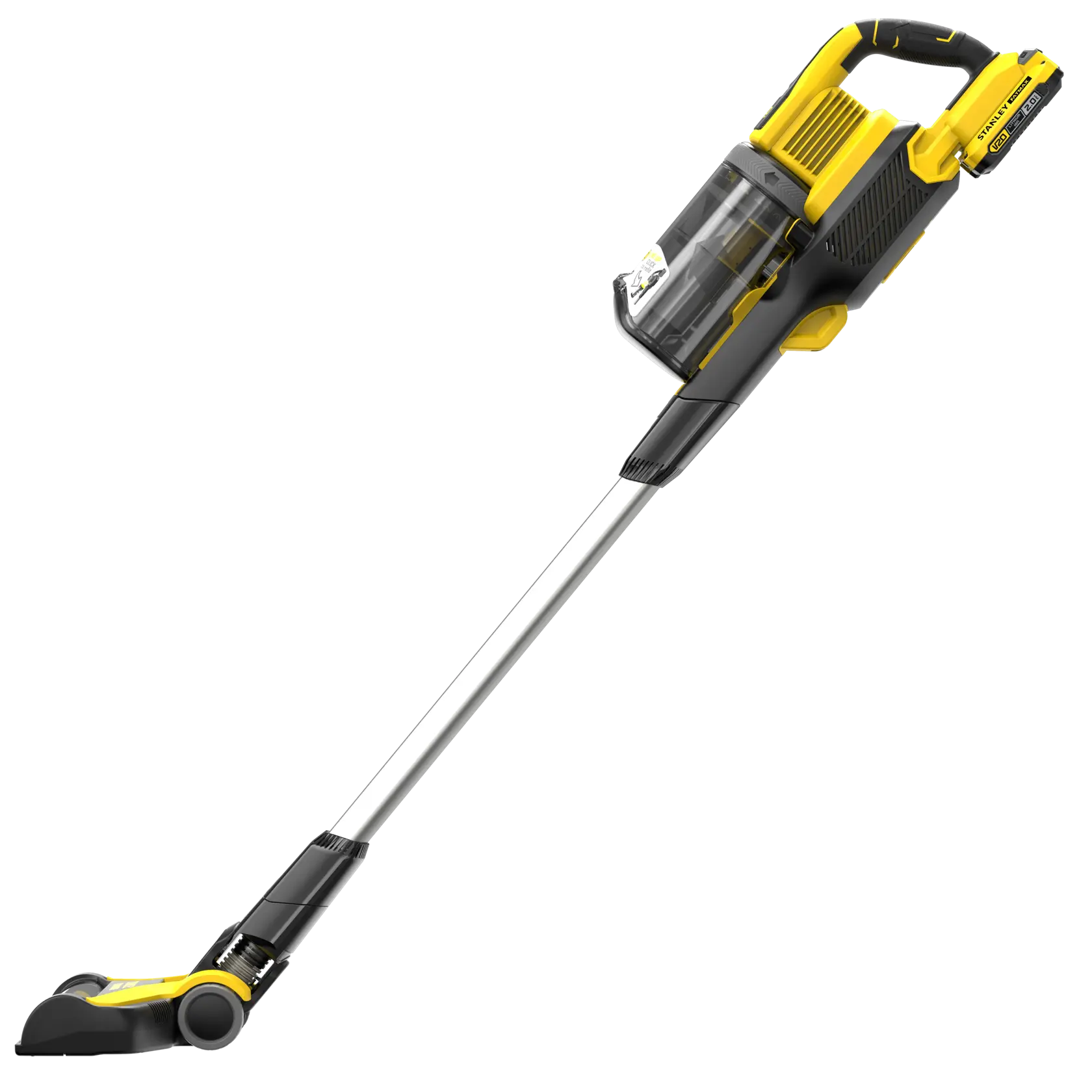 18V STANLEY FATMAX V20 Cordless Stick Vacuum with 1 x 2.0Ah Lithium Ion Battery